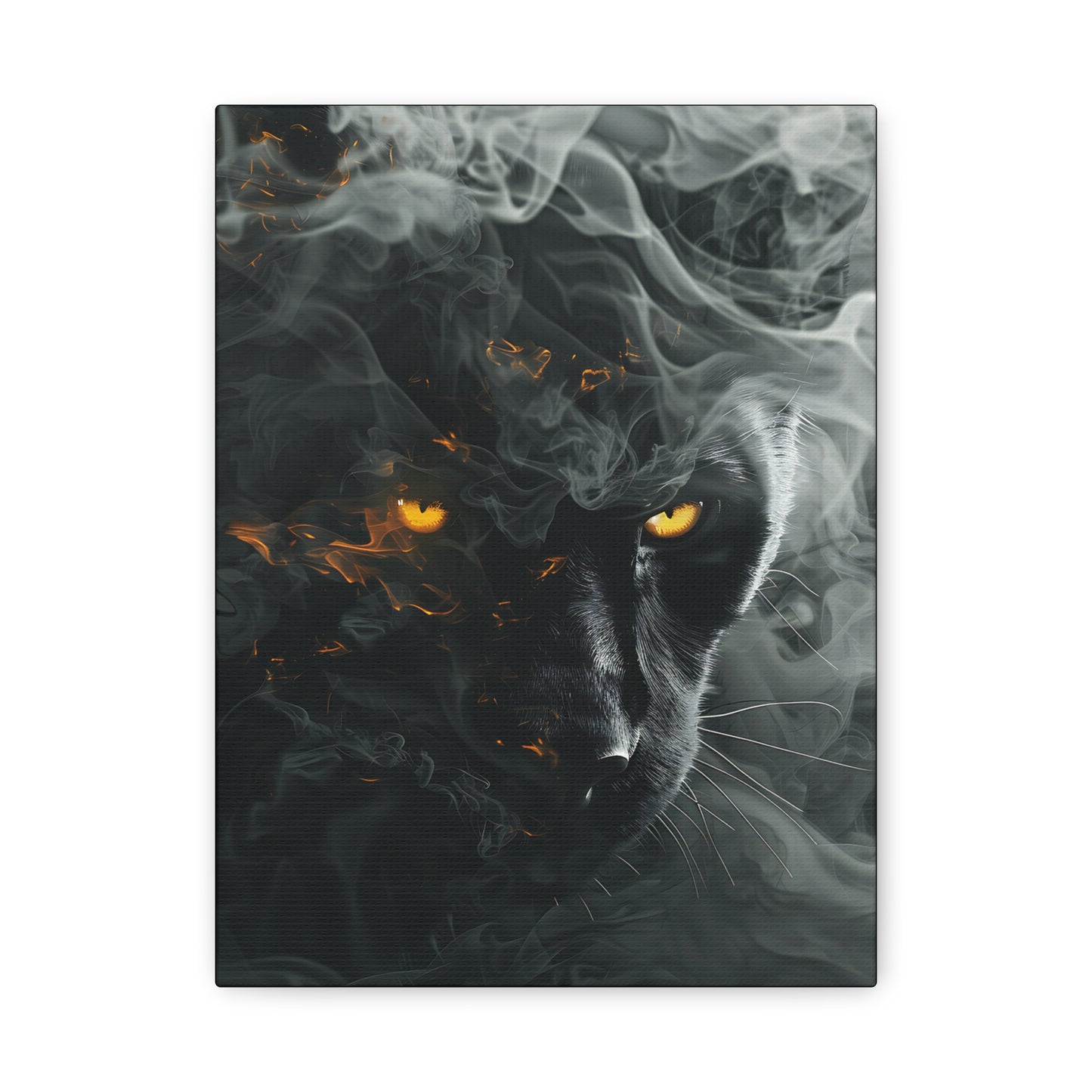 Mystical Panther Canvas Wall Art - 1.25" Stretched Wall Decor