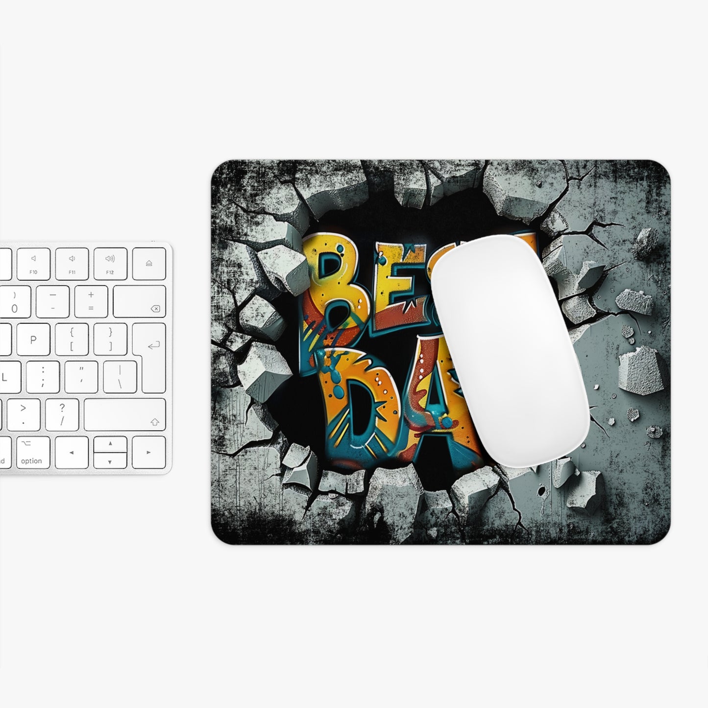 Best Dad Desk Mouse Pad - Unique Gift for Father's Day, Desk Accessory, Gamer Mouse Pad, Office Decor, Personal Touch