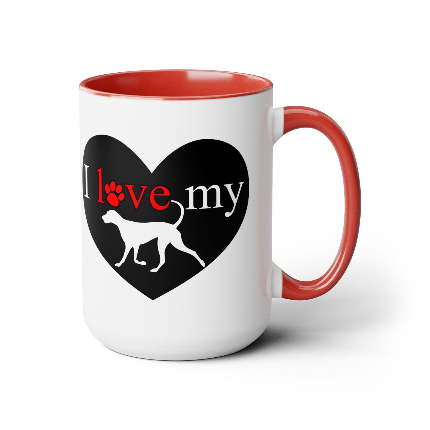Pet Theme Two-Tone Coffee Mugs, 15oz, Animal Lovers, Pet Lovers Quote, Pet Lovers, Coffee, Tea, Hot Chocolate Lovers, Gift Idea for Any Occasion