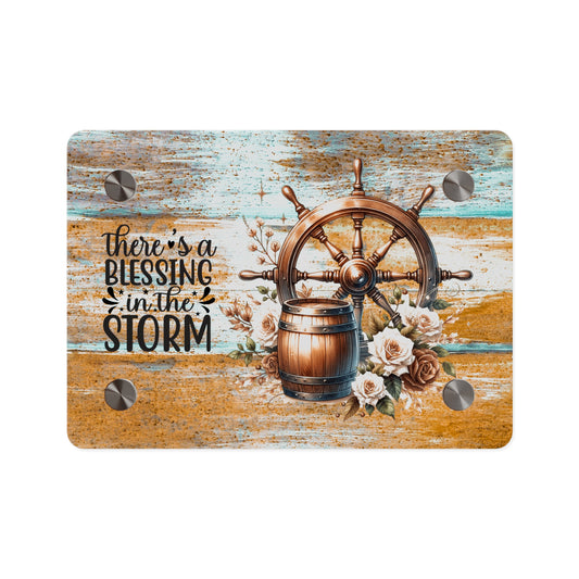 Nautical Blessings Acrylic Wall Art Panel - Inspiring Home Decor