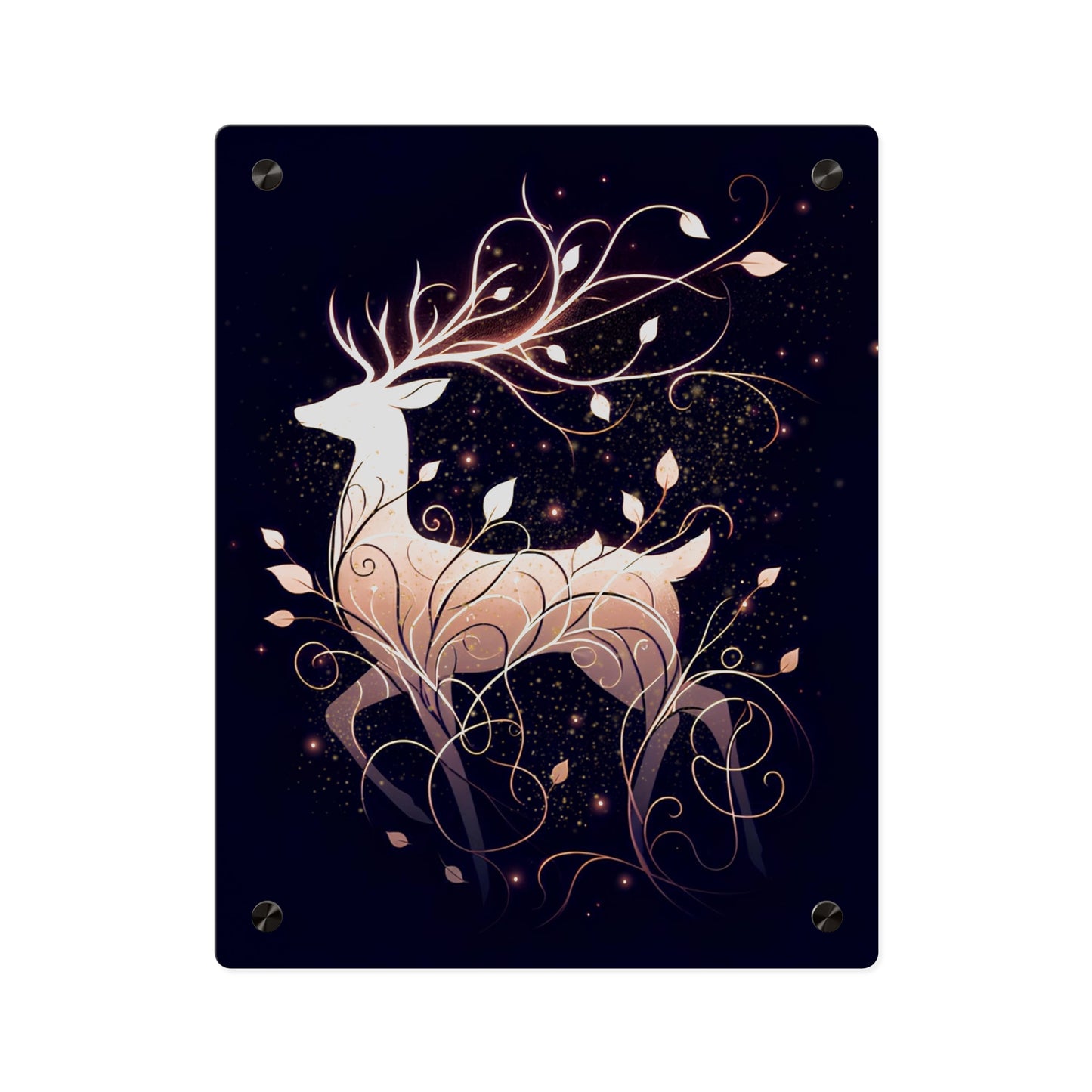 Elegant Deer Acrylic Wall Art Panel - Nature-Inspired Home Decor