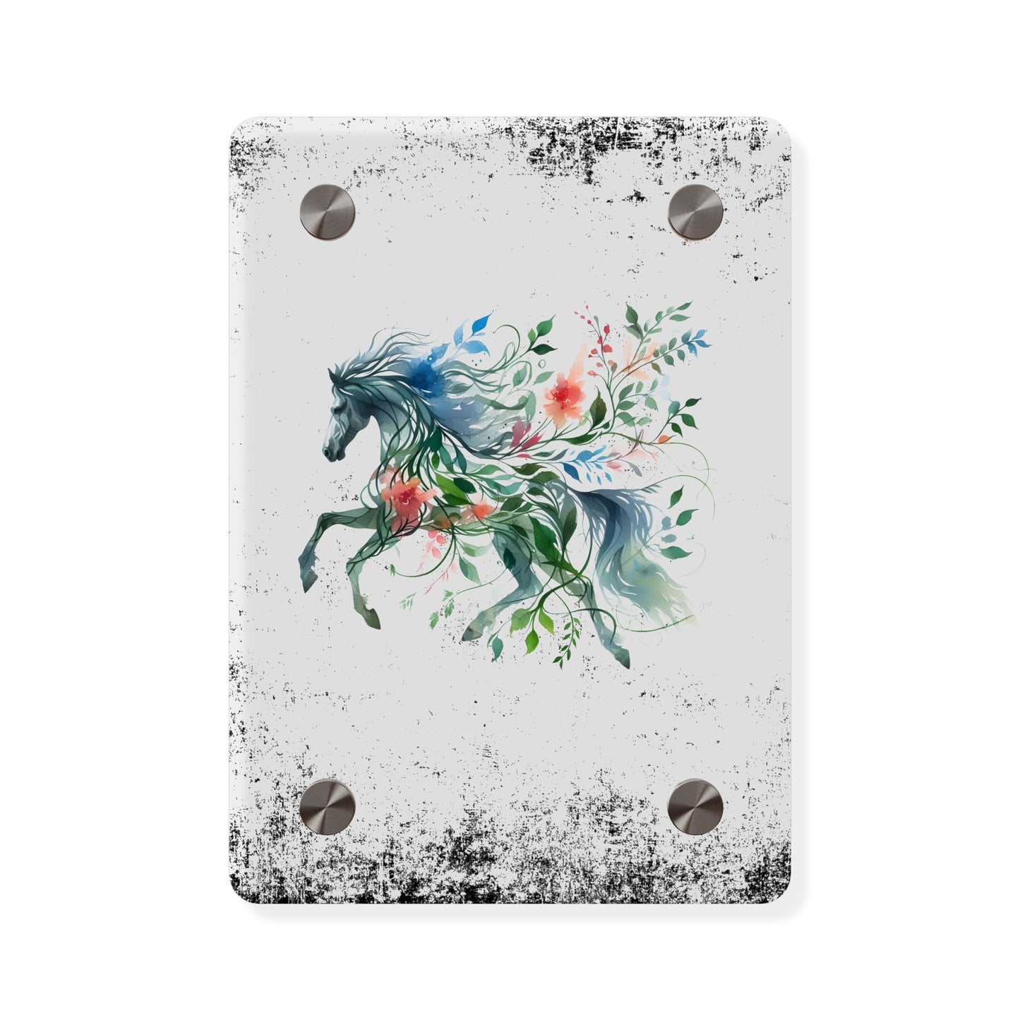 Whimsical Horse Acrylic Wall Art Panel – Nature-Inspired Home Decor