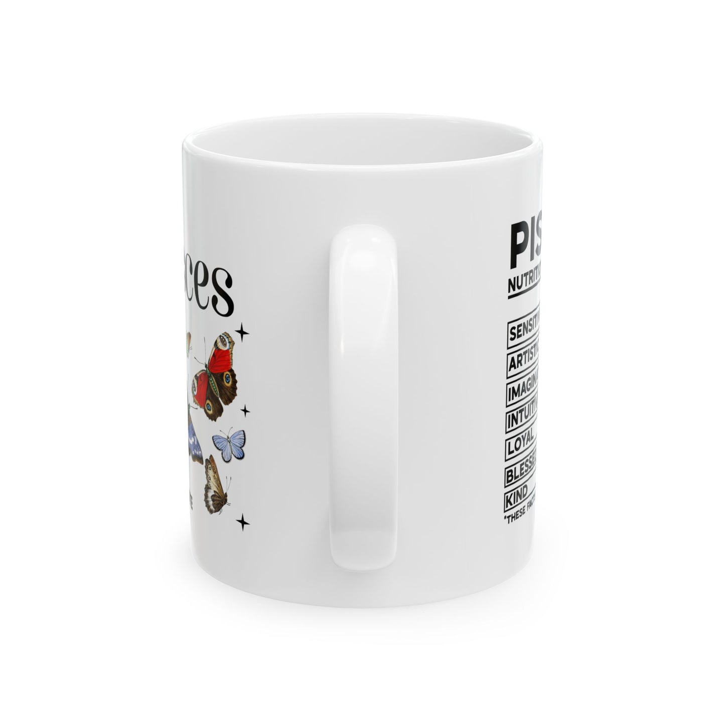 Pisces Zodiac Ceramic Mug (11oz & 15oz) – Astrology Gift for Horoscope Lovers