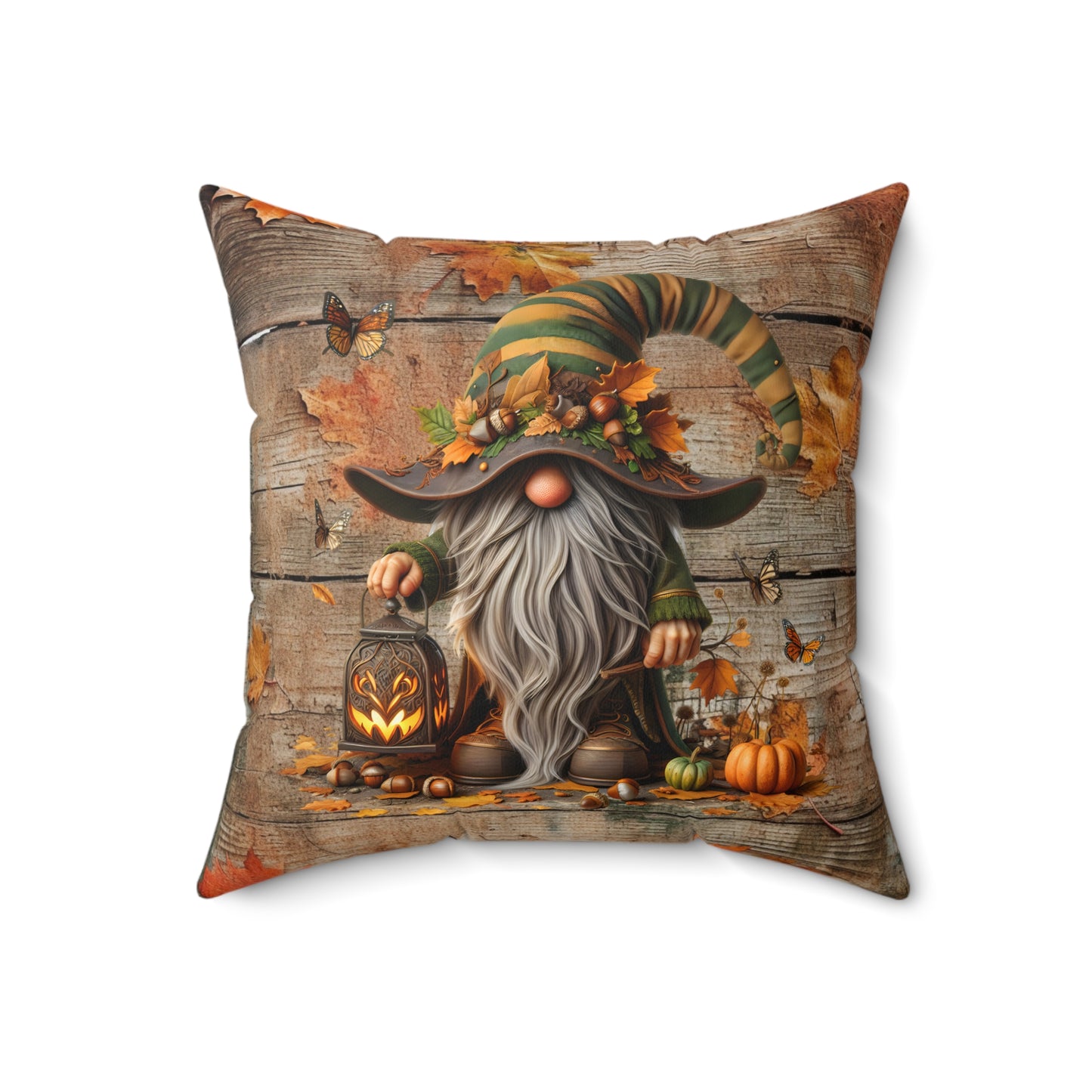 Autumn Gnome Pillow | Fall Decor, Cozy Home Accents, Seasonal Gift, Halloween Decor, Gnome Lover Gift