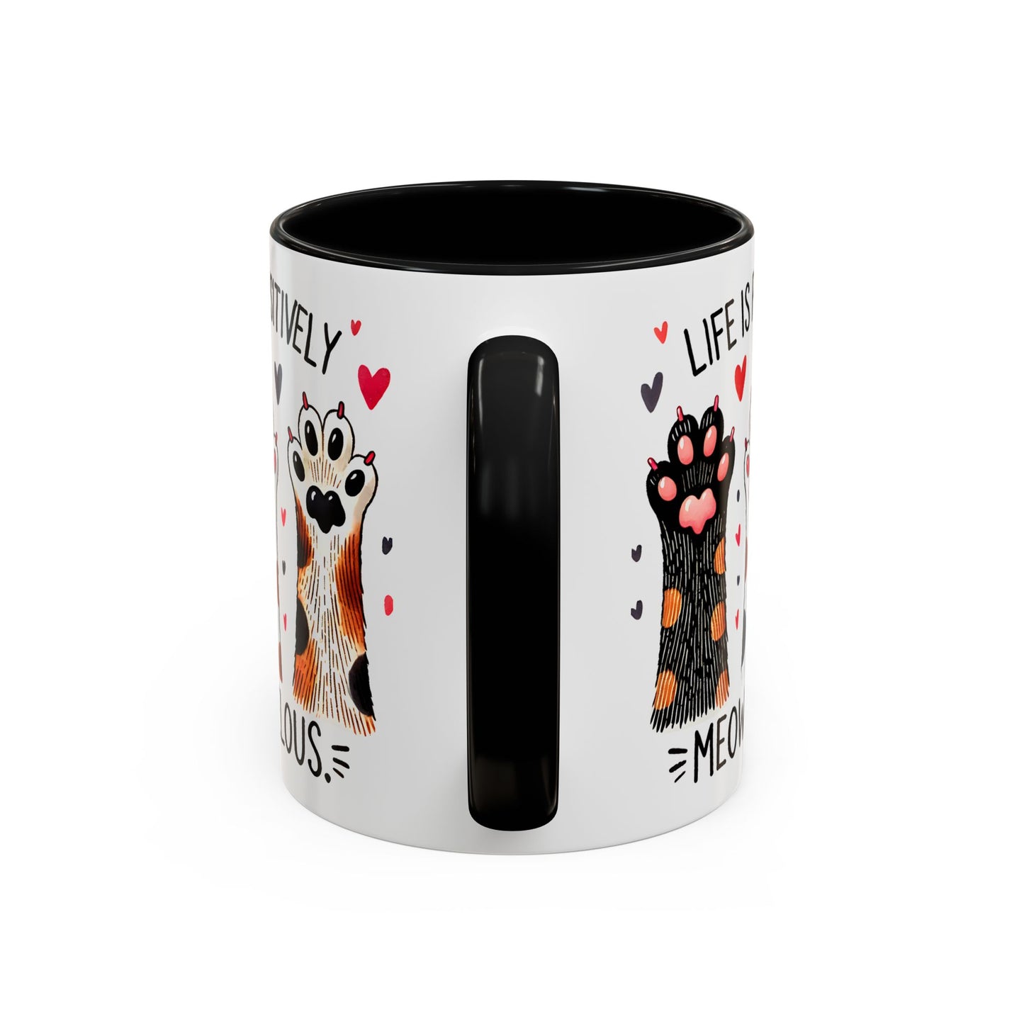 Coffee Mug - Humorous Stylish Cat Saying Mug, Gift Mug for Cat Lovers, Animal Lover Gift Idea, Housewarming Gift