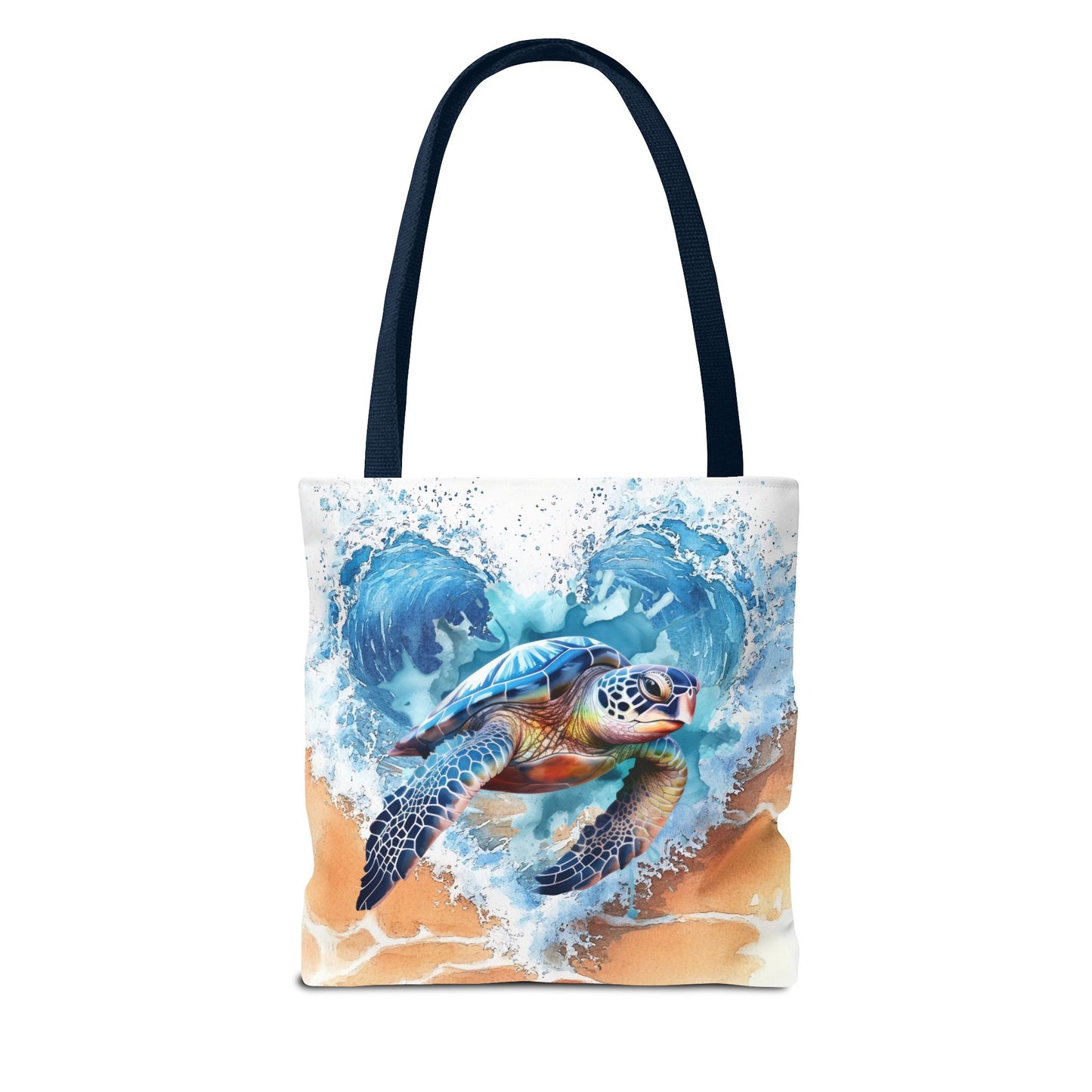Ocean Turtle Tote Bag - Eco-Friendly, Beach Vibes, Summer Gift, Sea Life Accessory, Environmental Awareness