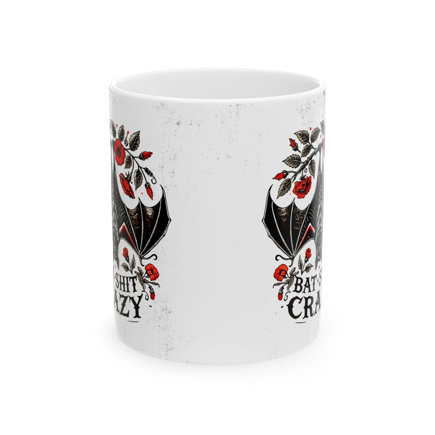 Ceramic Mug - "Baby, I'm Bat Crazy" - Gothic Coffee Mug (11oz, 15oz)