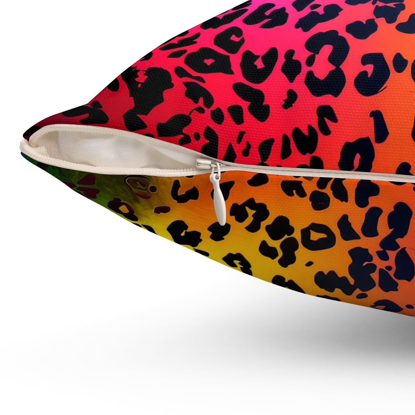 Animal Print with Eyes Decor Spun Polyester Square Pillow, Accent for Any Room, Great Housewarming or Any Occasion Gift Idea for Anyone