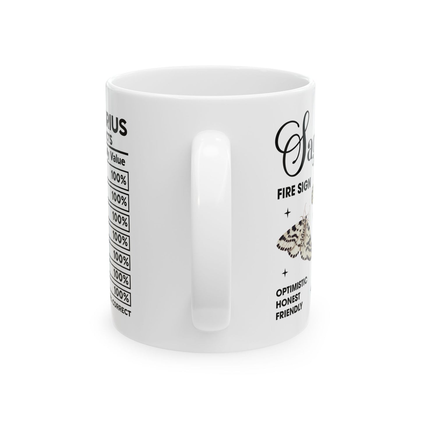 Sagittarius Zodiac Ceramic Mug - Astrology Gifts for Astrology Lovers - 11oz & 15oz Sizes