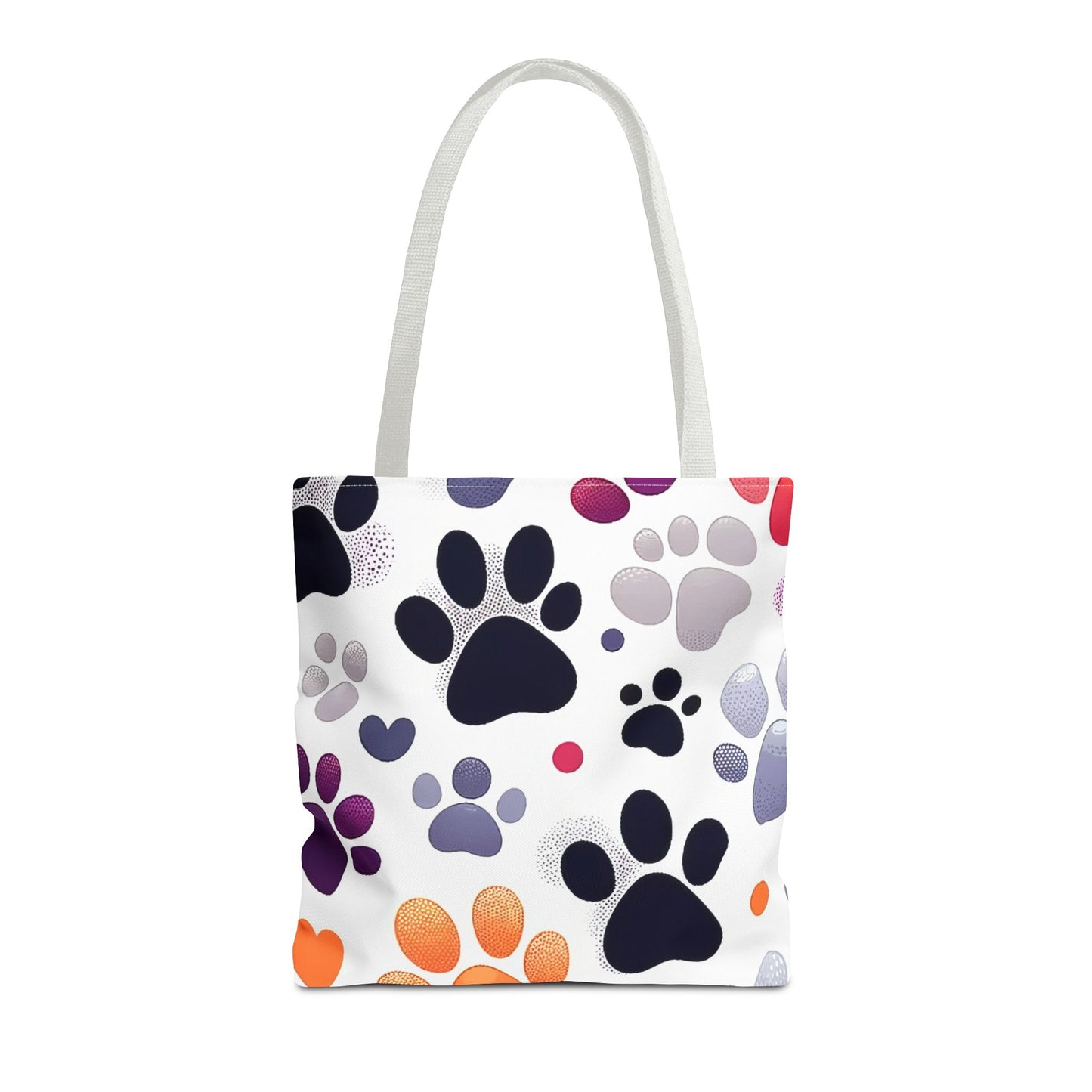 Paw Print FashionableTote Bag (AOP), Stylish, Animal Lovers, Pet Lovers, Great Gift Idea for Birthdays, Holidays or Any Occasion for Anyone