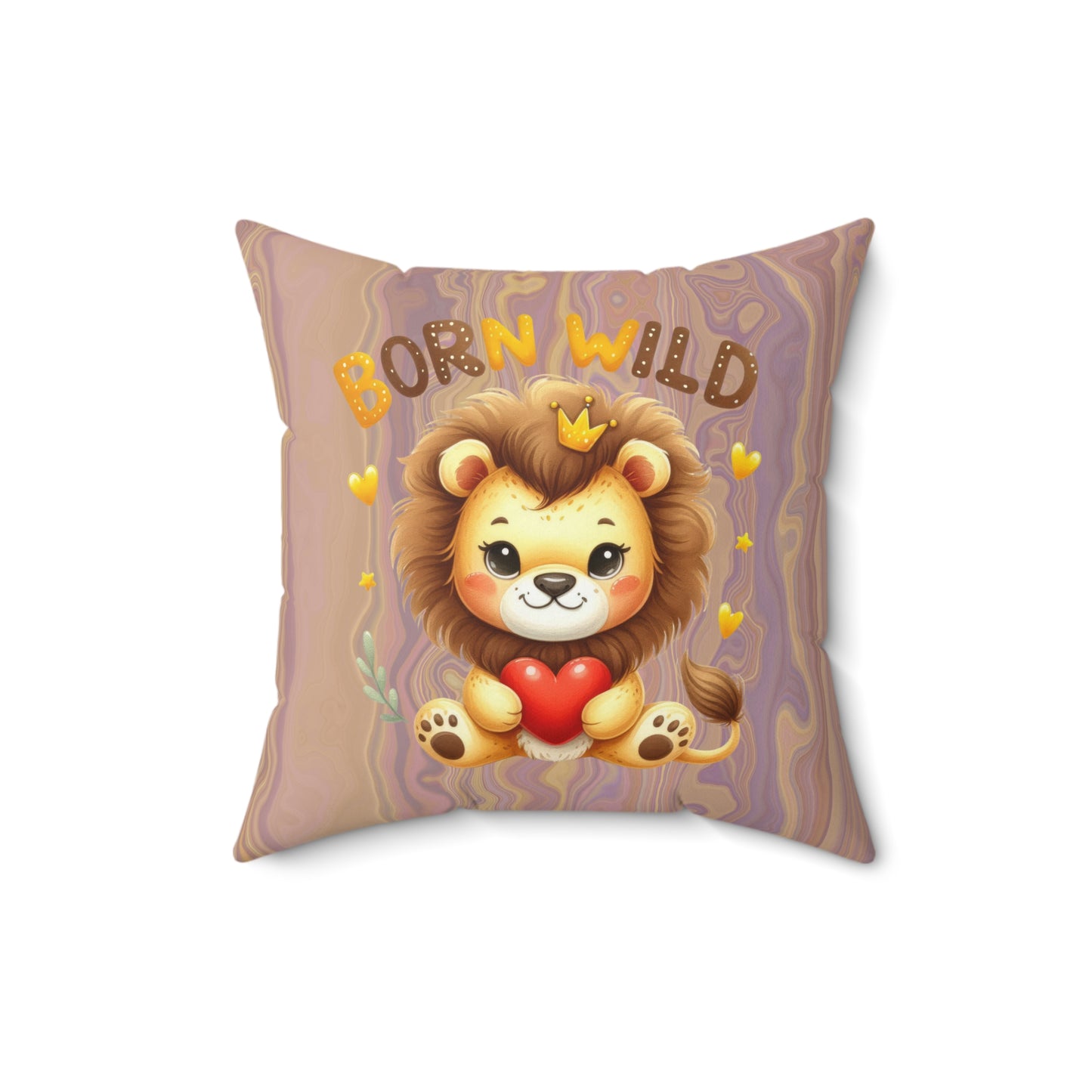 Wildly Cute Lion Pillow - Perfect for Kids’ Rooms, Nursery Decor, Birthday Gifts, Playroom Accents, Animal Lovers