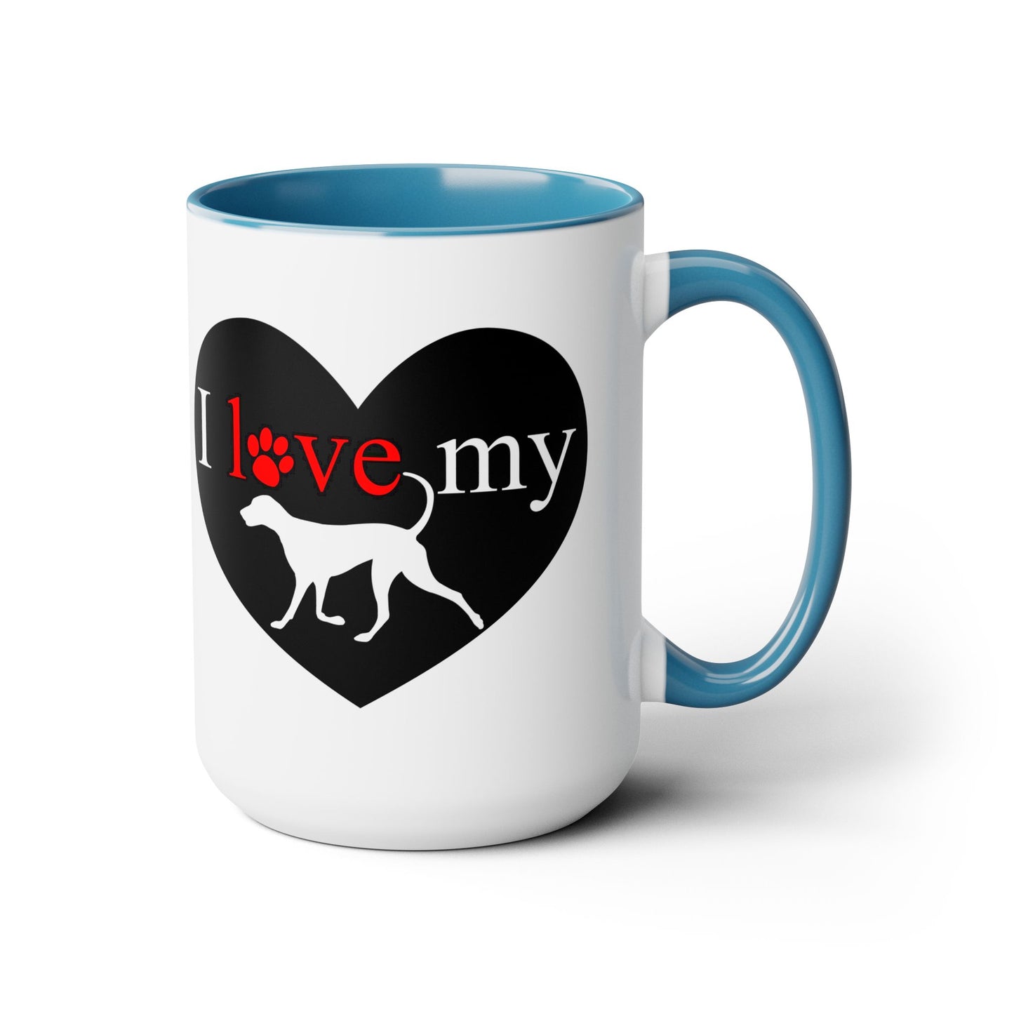 Pet Theme Two-Tone Coffee Mugs, 15oz, Animal Lovers, Pet Lovers Quote, Pet Lovers, Coffee, Tea, Hot Chocolate Lovers, Gift Idea for Any Occasion