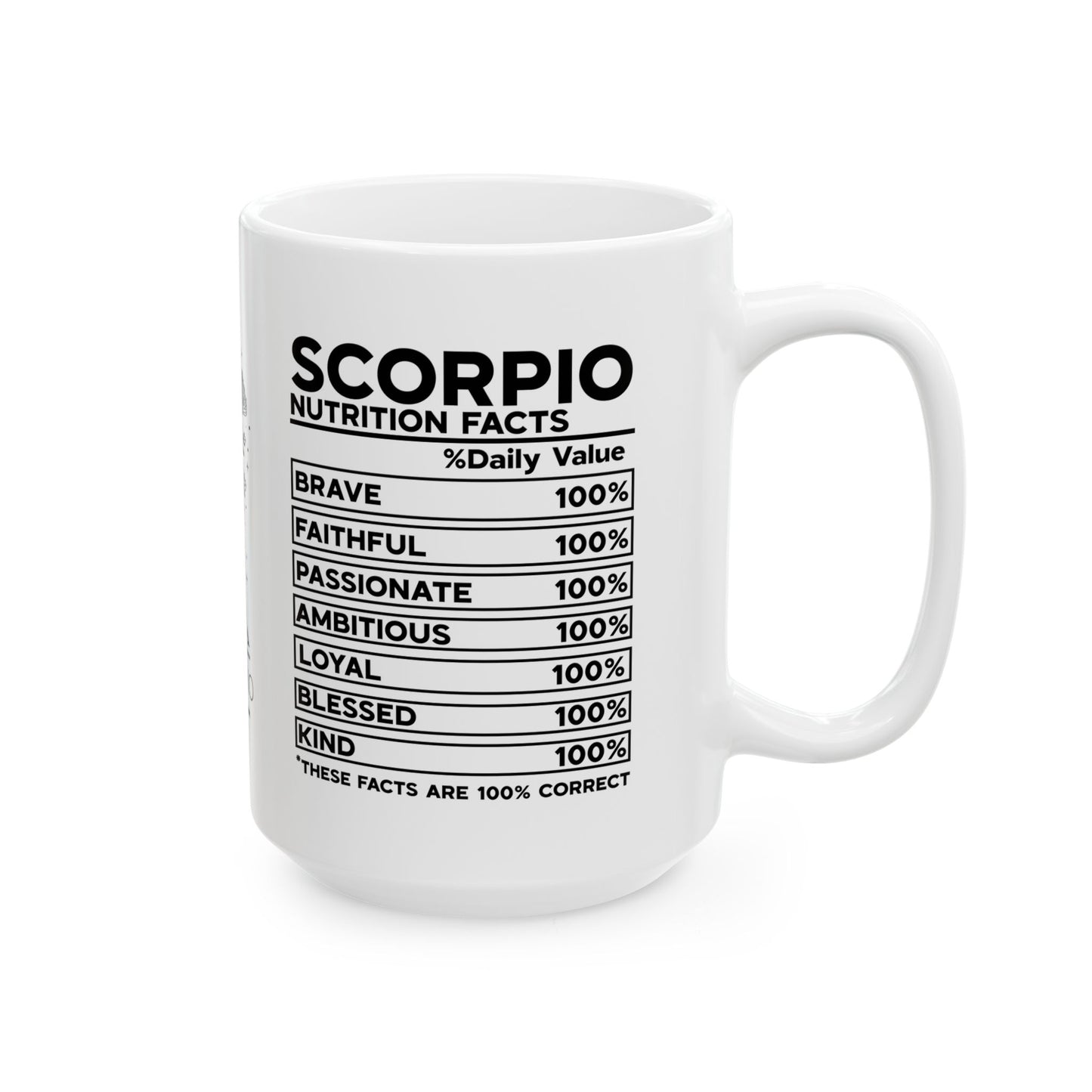 Scorpio Zodiac Ceramic Mug - Astrology Gift for Horoscope Lovers