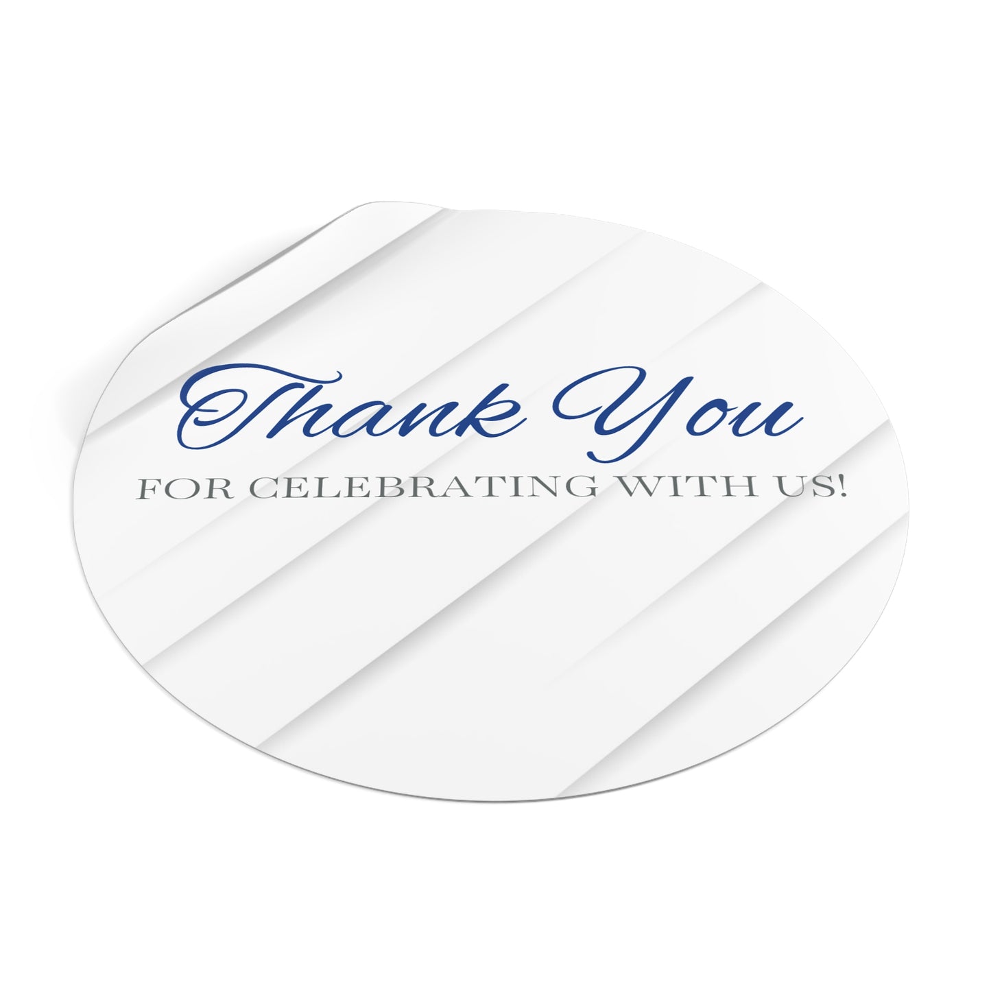 Elegant Thank You Custom Stickers for Weddings, Party Favors, Bridal Showers, Custom Labels, Celebration Decal, Personalized Gifts