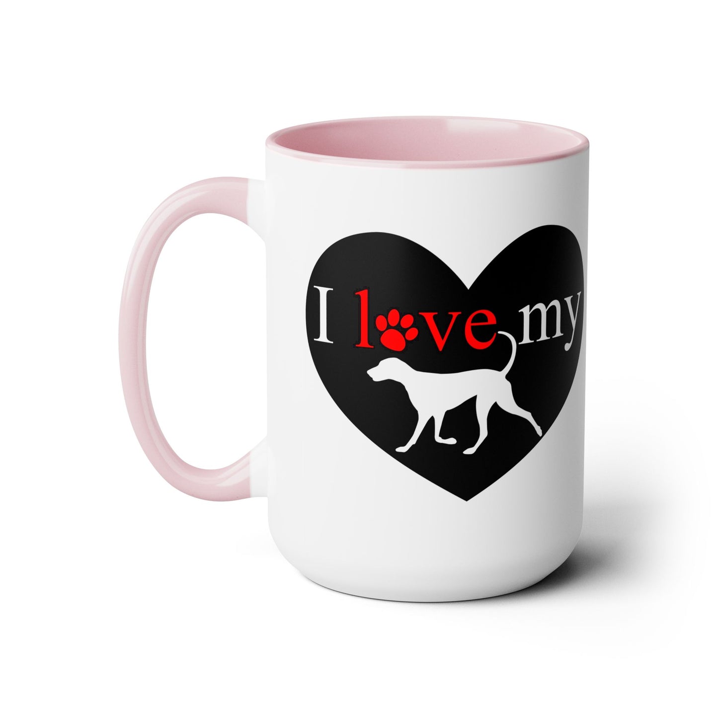 Pet Theme Two-Tone Coffee Mugs, 15oz, Animal Lovers, Pet Lovers Quote, Pet Lovers, Coffee, Tea, Hot Chocolate Lovers, Gift Idea for Any Occasion