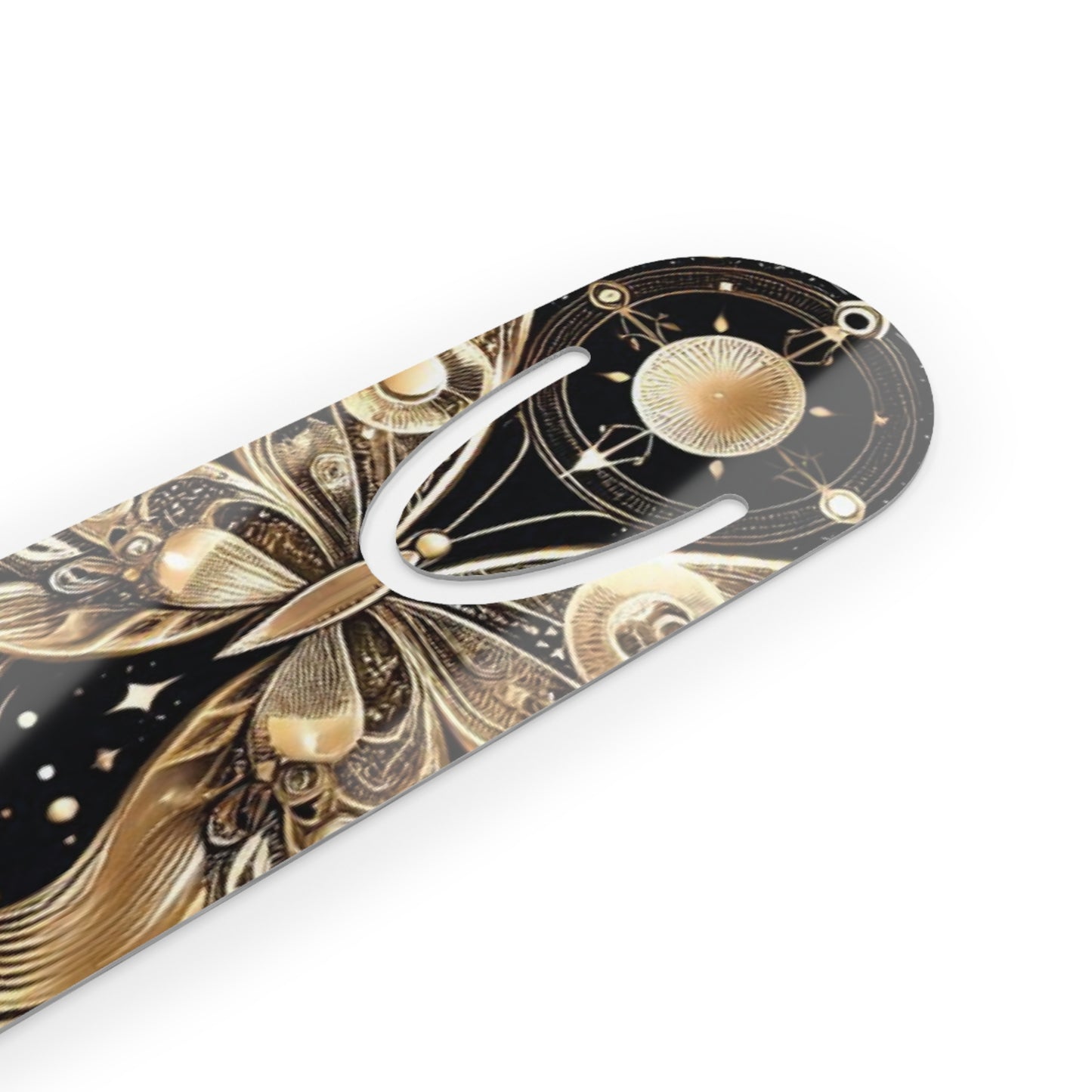 Elegant Celestial Bookmark, Moon Butterfly Bookmarker, Gift for Book Lovers, Literary Gift, Reading Accessories