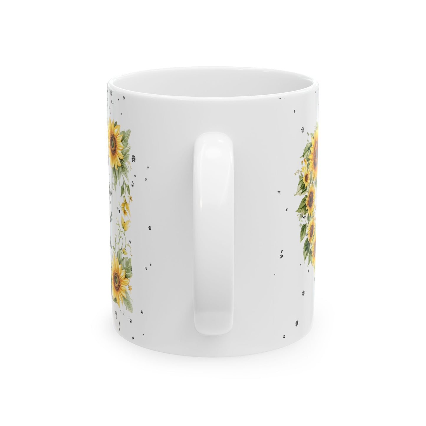 Sunflower Mom Ceramic Coffee Mug - Inspirational Mother's Day Gift Idea or Any Occasion (11oz, 15oz)