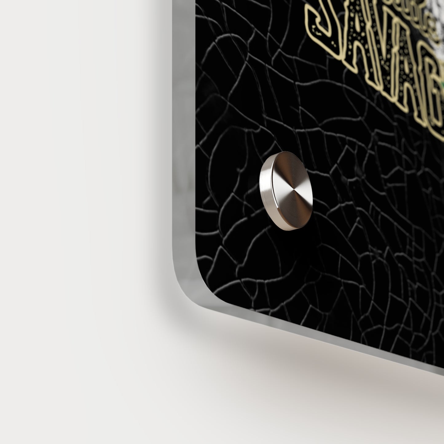 Acrylic Wall Art Panel- 'A Little Sunshine, A Little Savage' Design with Sunflowers