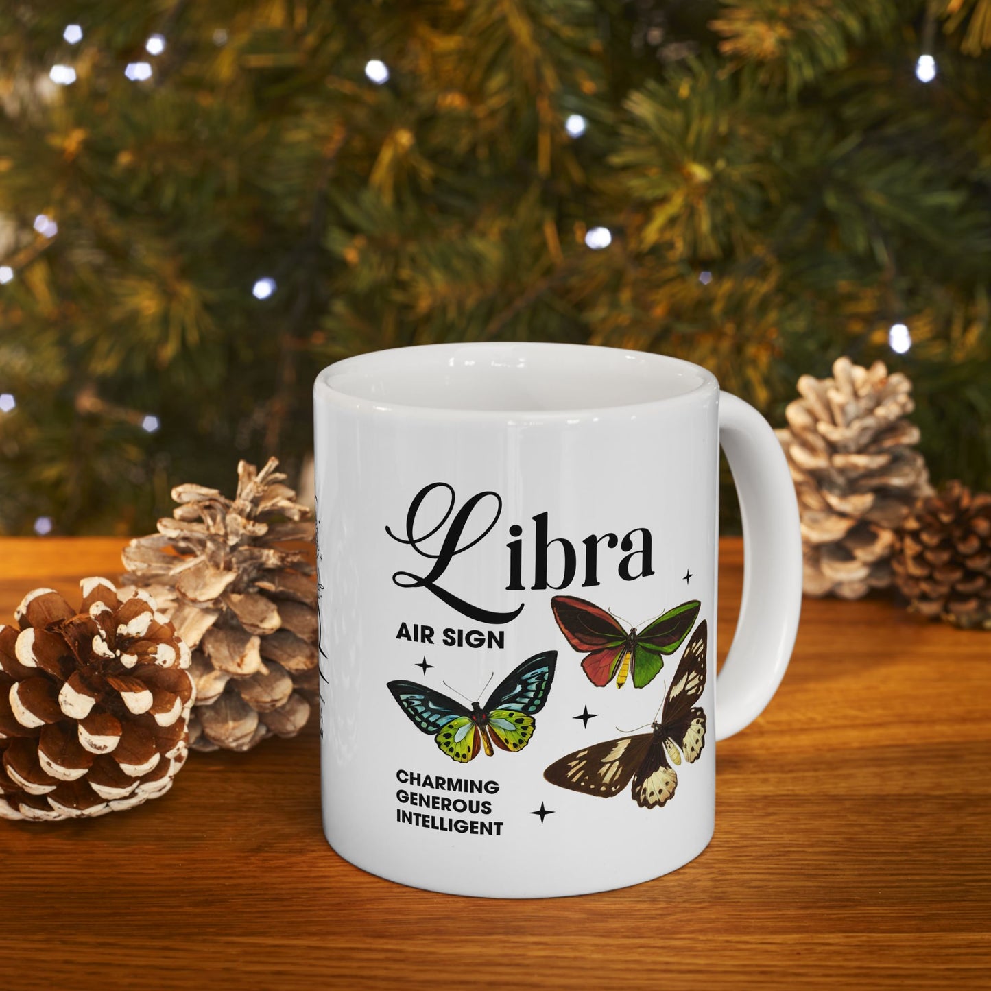 Libra Zodiac Ceramic Mug | 11oz & 15oz | Astrology Gifts for Libra Lovers