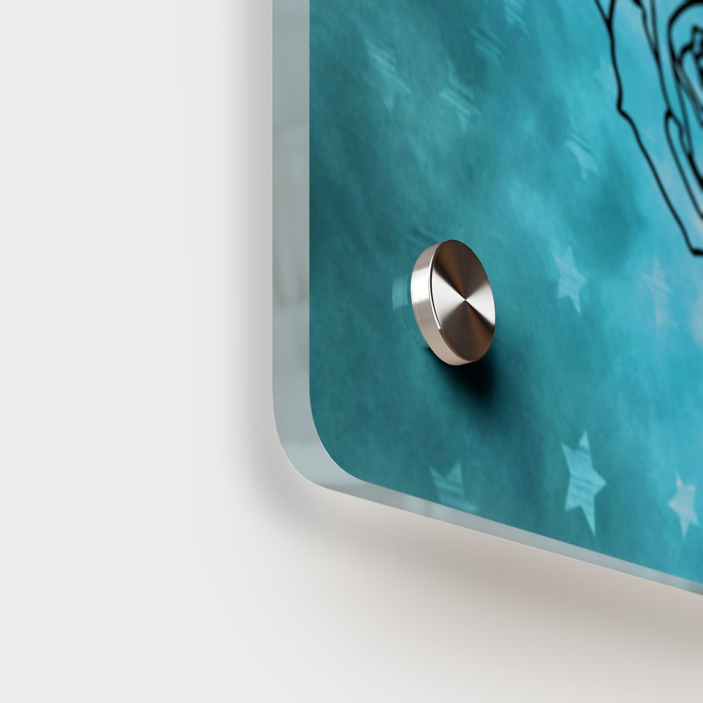 Starry Love You To The Moon And Back Acrylic Wall Art Panel, Beautiful Decor for Any Room, Accent for Any Room, Great Gift Idea for Any Occasion