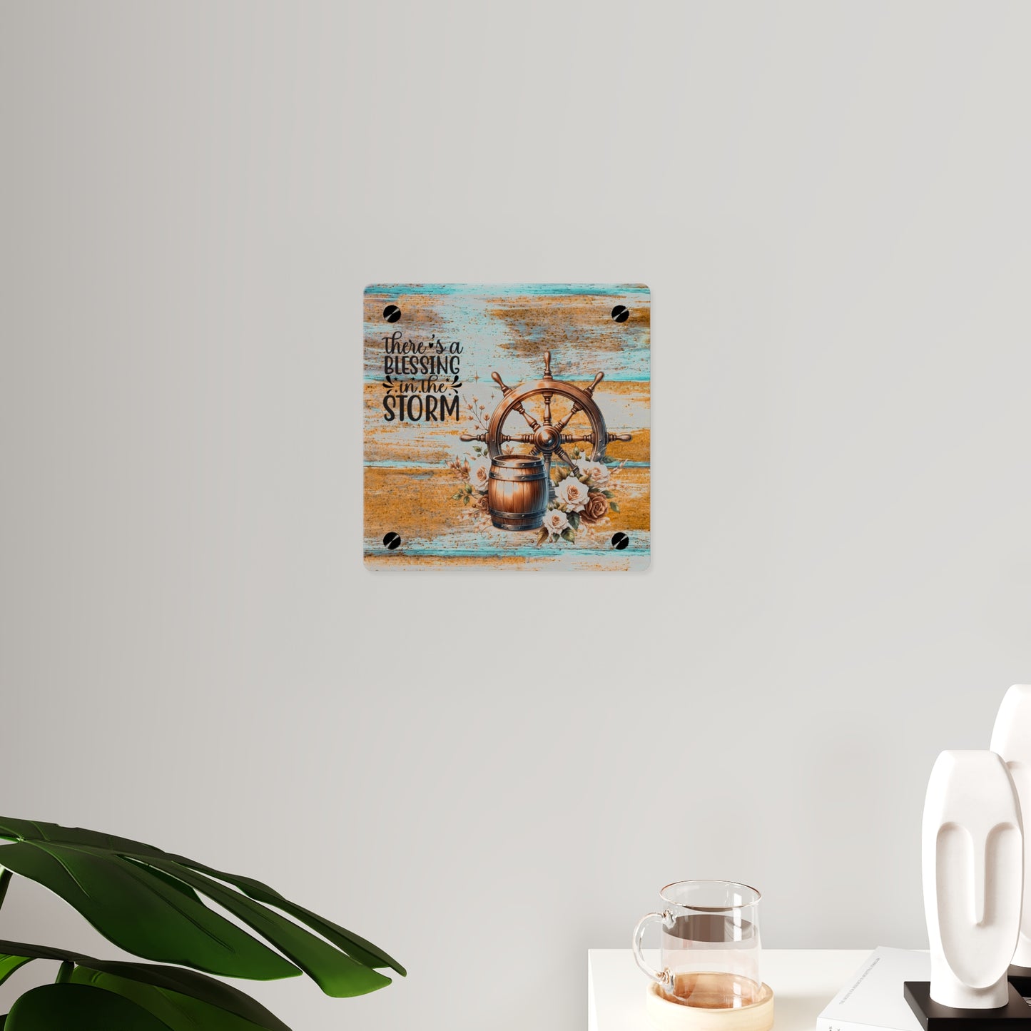 Nautical Blessings Acrylic Wall Art Panel - Inspiring Home Decor