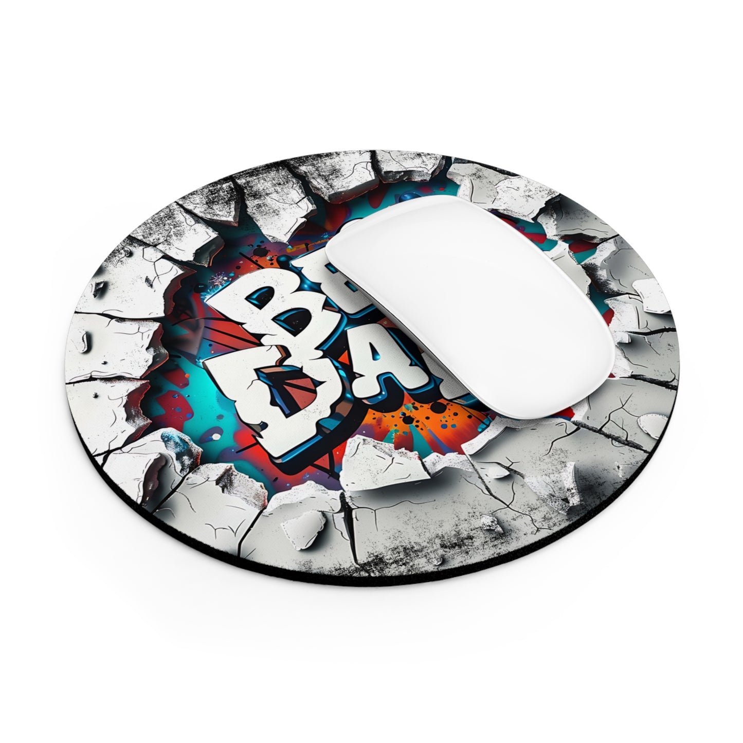 Colorful 'Best Dad' Desk Mouse Pad | Unique Gift for Father's Day, Home Office, Gaming, Desk Accessories, Dad Gift