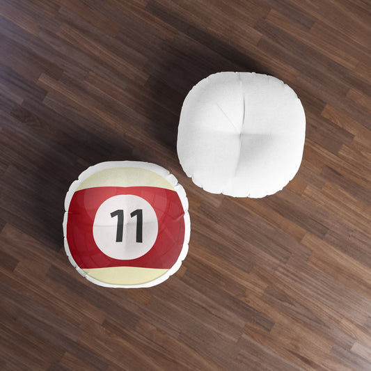 Billard Ball Tufted Floor Pillow - Game Room Home Office Decor Housewarming Gift