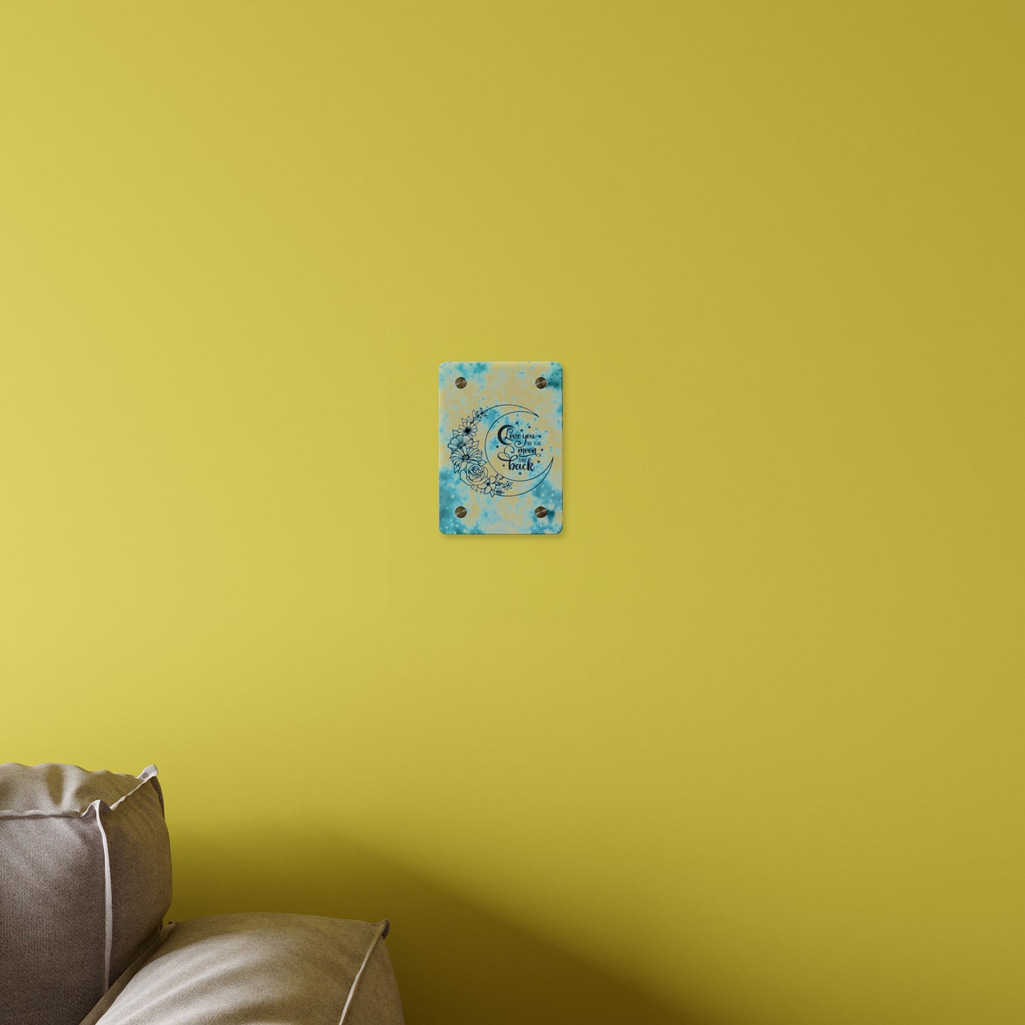 Starry Love You To The Moon And Back Acrylic Wall Art Panel, Beautiful Decor for Any Room, Accent for Any Room, Great Gift Idea for Any Occasion