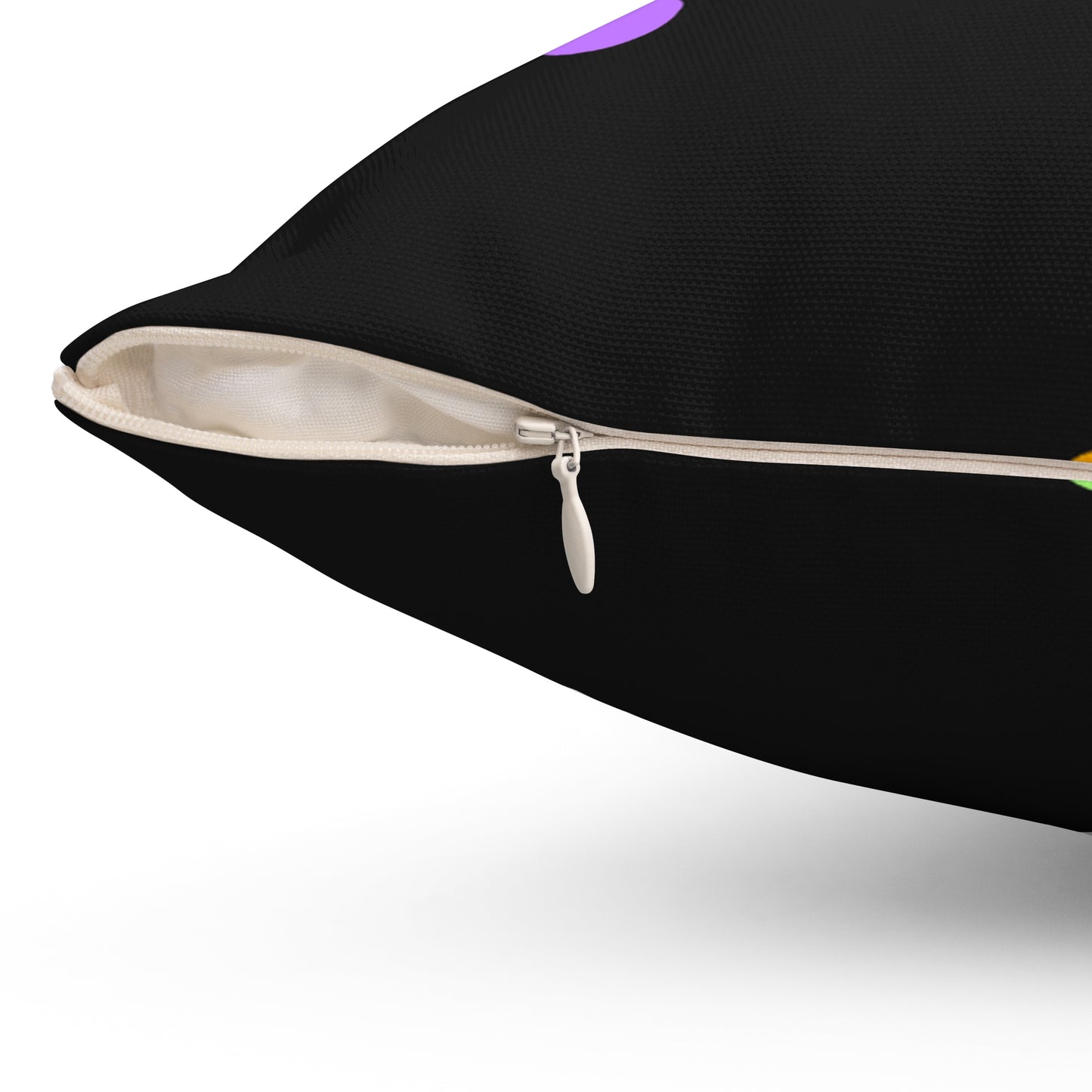 Decorative Spun Polyester Square Pillow, Halloween Theme, Home or Office Decor, Beautiful Accent for Any Room, Everyday or Any Occasion