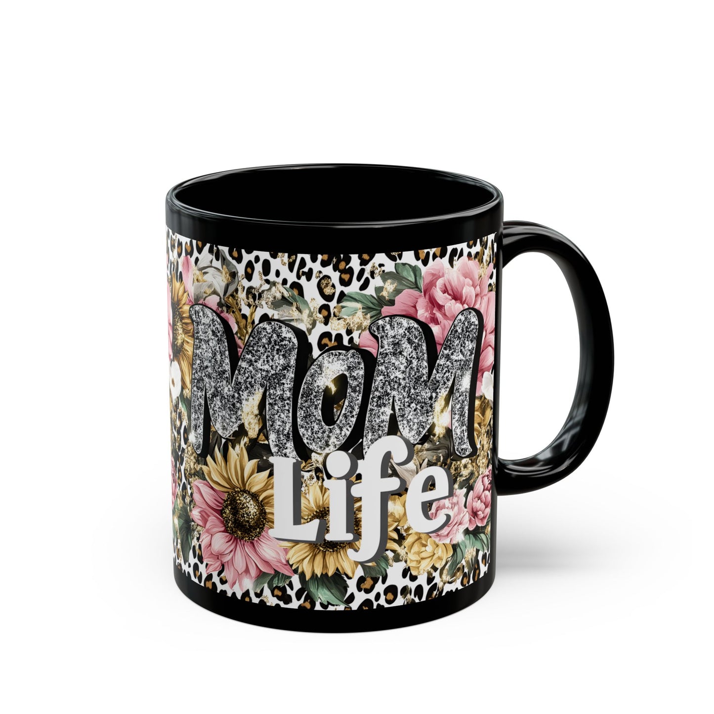 Floral Mom Life Mug, 11oz & 15oz