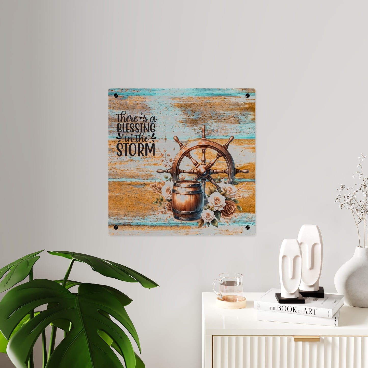 Nautical Blessings Acrylic Wall Art Panel - Inspiring Home Decor