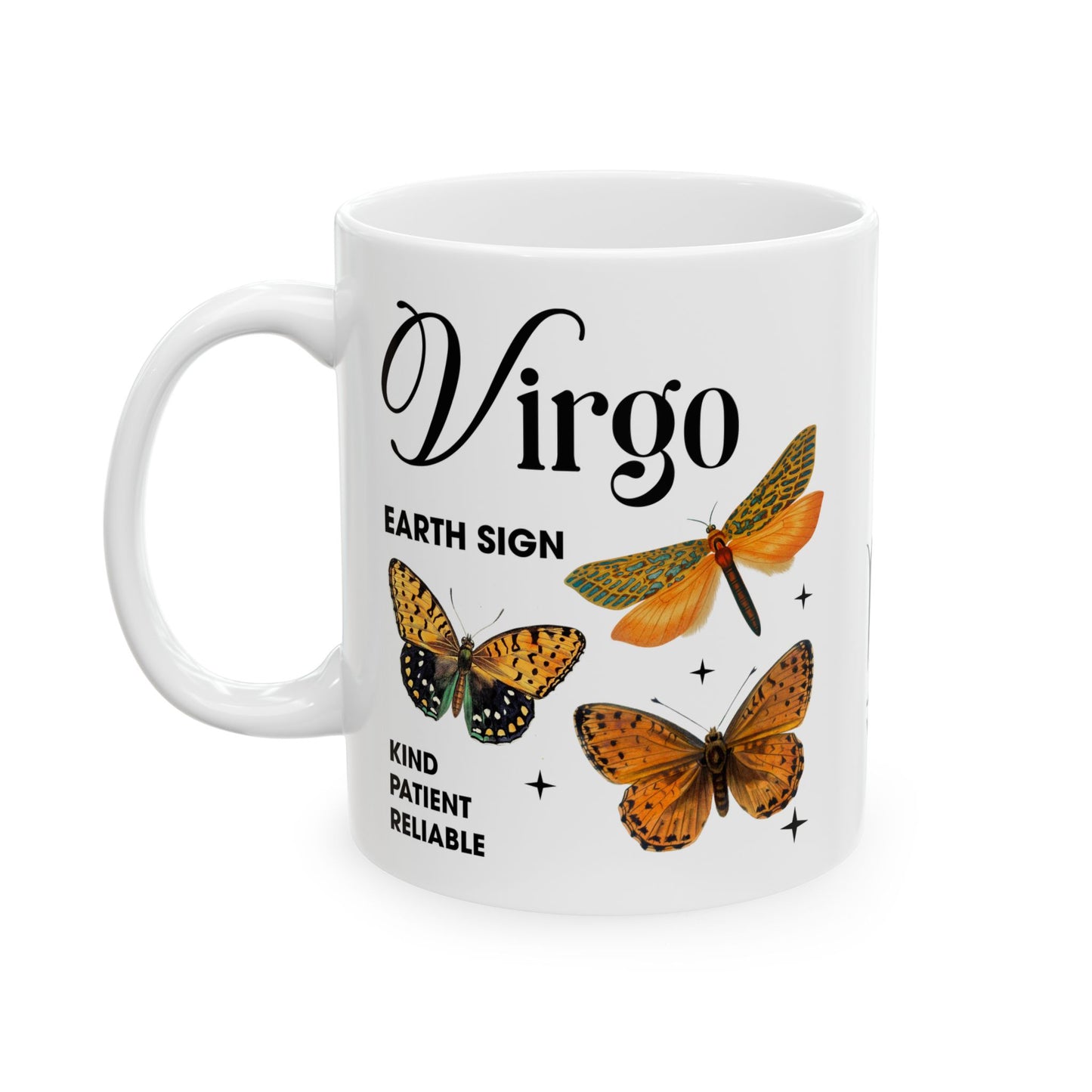 Personalized Virgo Zodiac Ceramic Mug - 11oz & 15oz