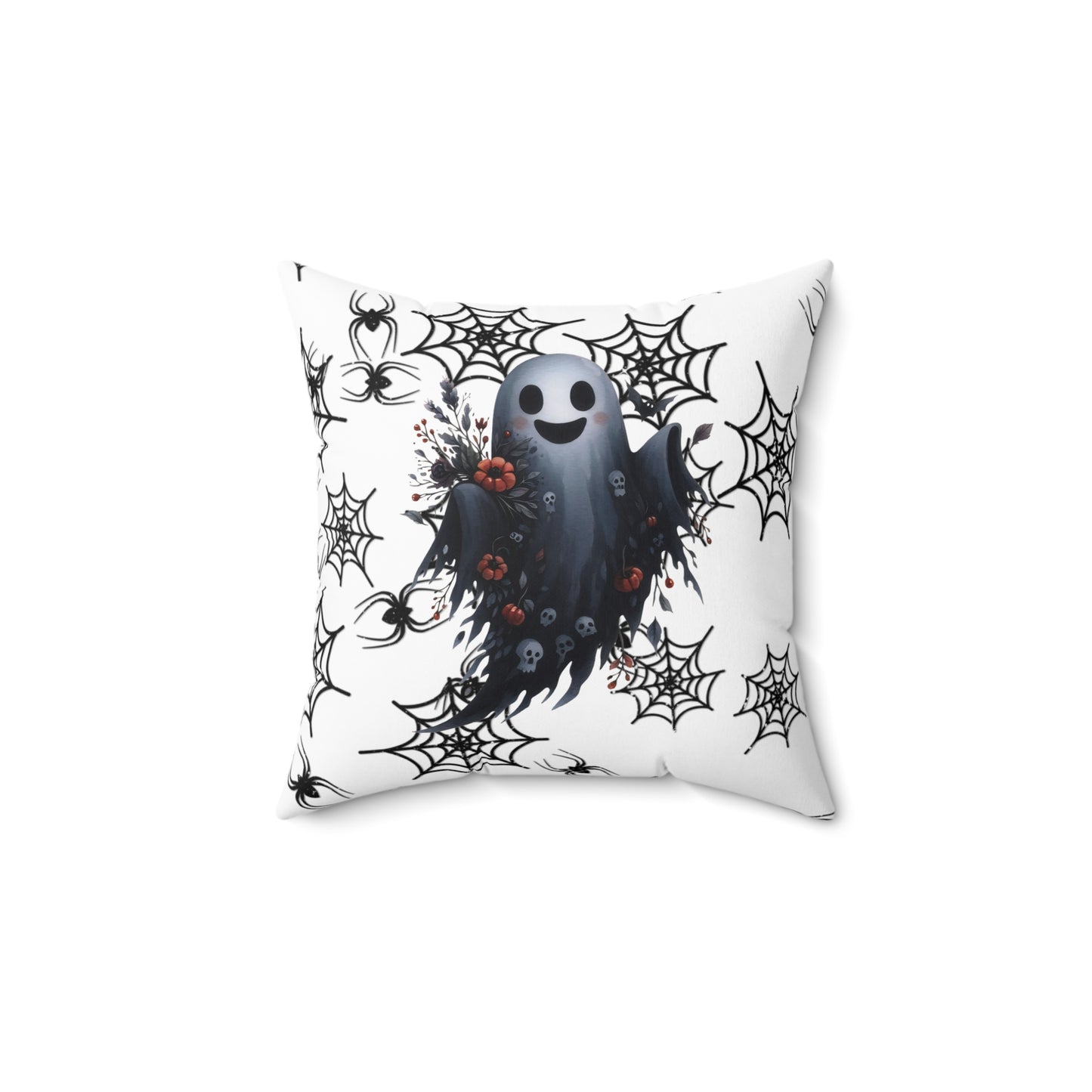 Halloween Ghost Pillow - Spooky Home Decor, Cozy Accent, Trick or Treat, Fall Celebration, Holiday Gift