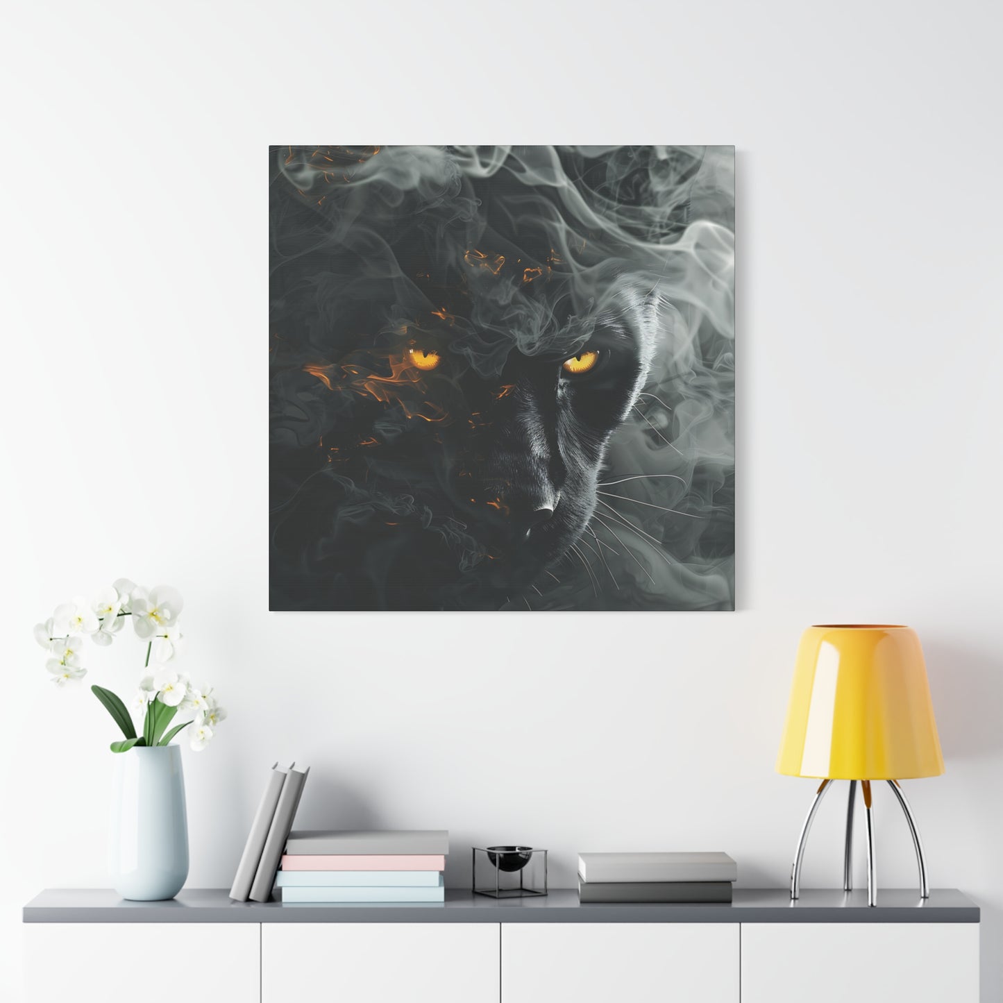 Mystical Panther Canvas Wall Art - 1.25" Stretched Wall Decor