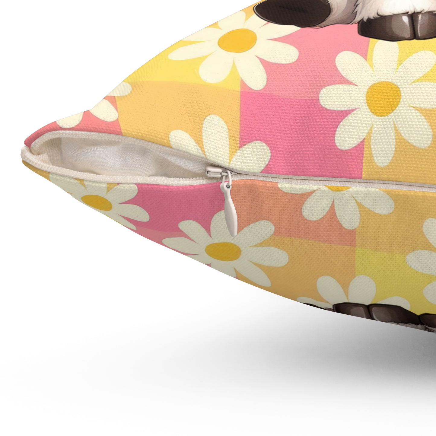 Cute Cow Square Pillow | Farmhouse Decor, Animal Lover Gift, Nursery Cushion, Funny Home Accent, Cow Decor