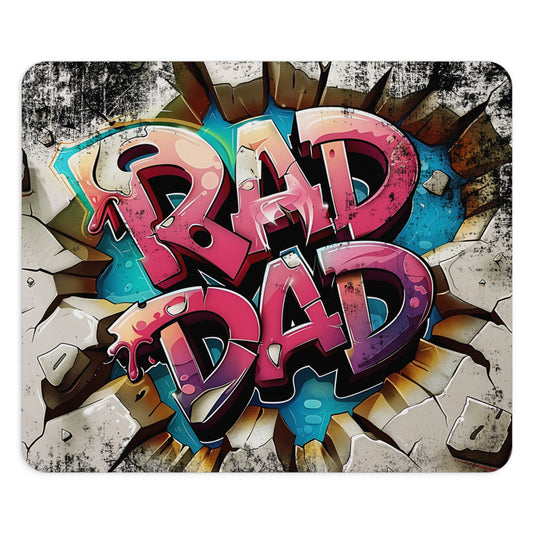 Rad Dad Desk Mouse Pad - Custom Gamer Desk Accessory, Perfect Gift for Father's Day, Office Decor, Fun Gift for Dads, Unique Mousemat