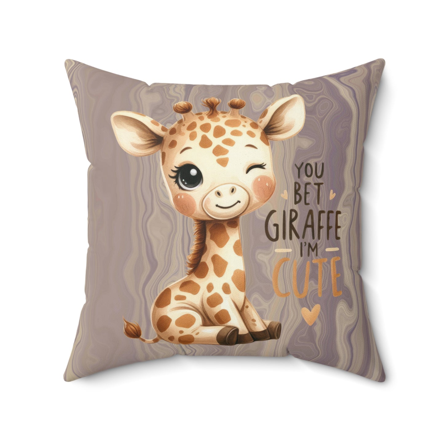 Cute Giraffe Pillow, Adorable Cushion for Nursery, Kids Room Decor, Baby Shower Gift, Playroom Accent