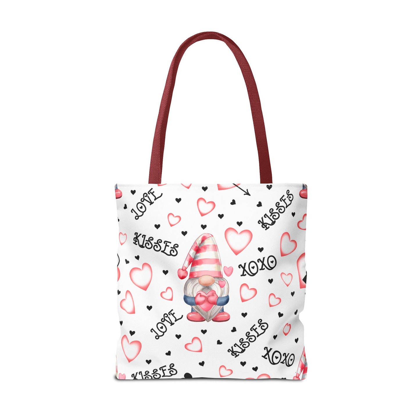 Romantic Love Gnome Tote Bag - Whimsical Valentine Gift for Gnome Lovers