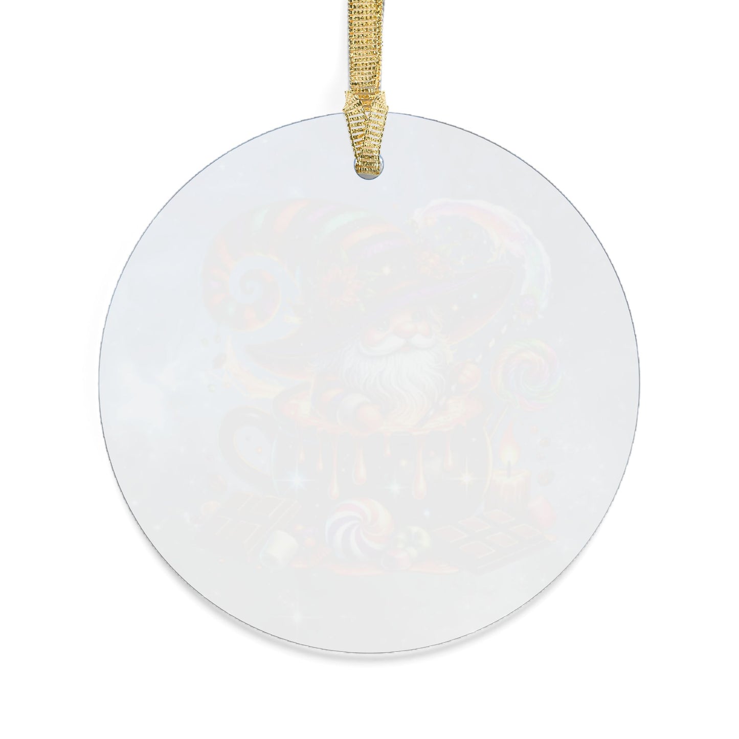 Whimsical Magical Gnome Acrylic Ornament for Holiday Decor