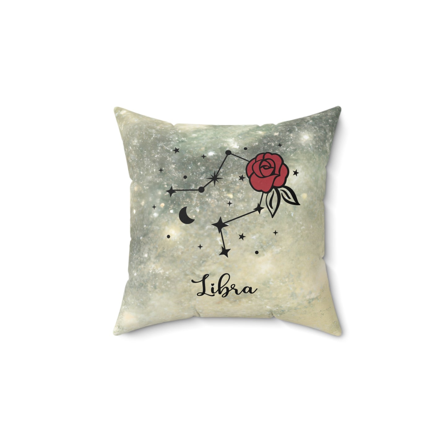Libra Zodiac Throw Pillow, Astrological Home Decor, Star Sign Cushion, Gift for Astrology Lovers, Celestial Decor