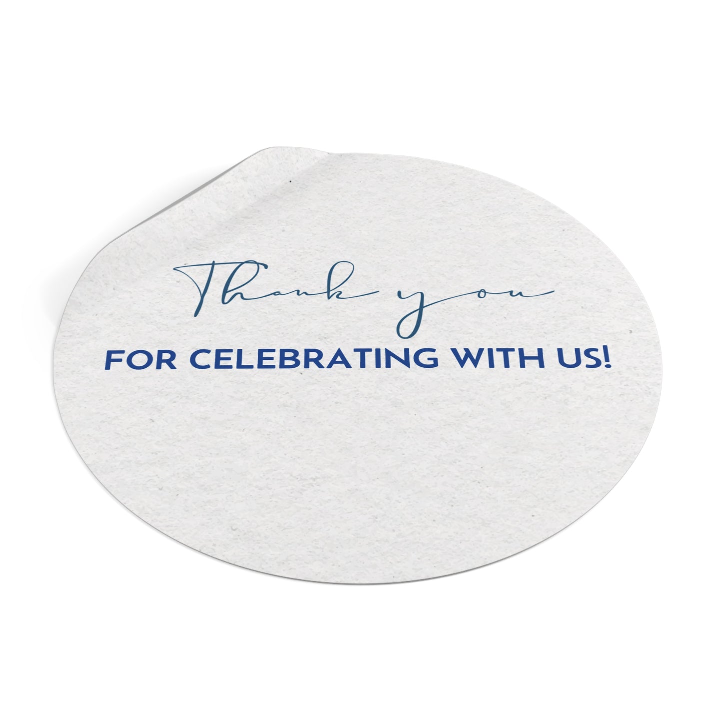 Thank You Celebration Stickers, Custom Wedding Favors, Personalized Party Decor, Event Stickers, Stylish Thank You Notes