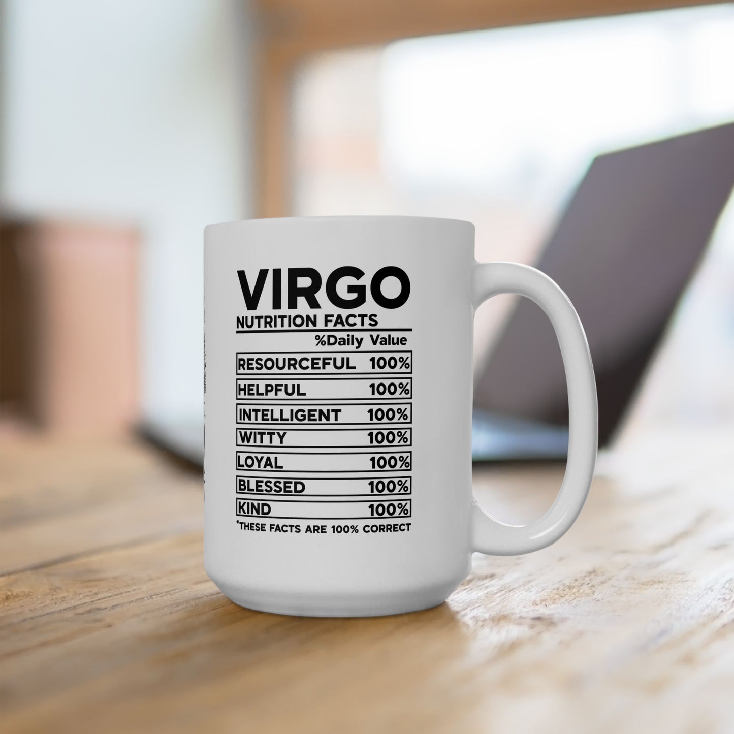 Personalized Virgo Zodiac Ceramic Mug - 11oz & 15oz