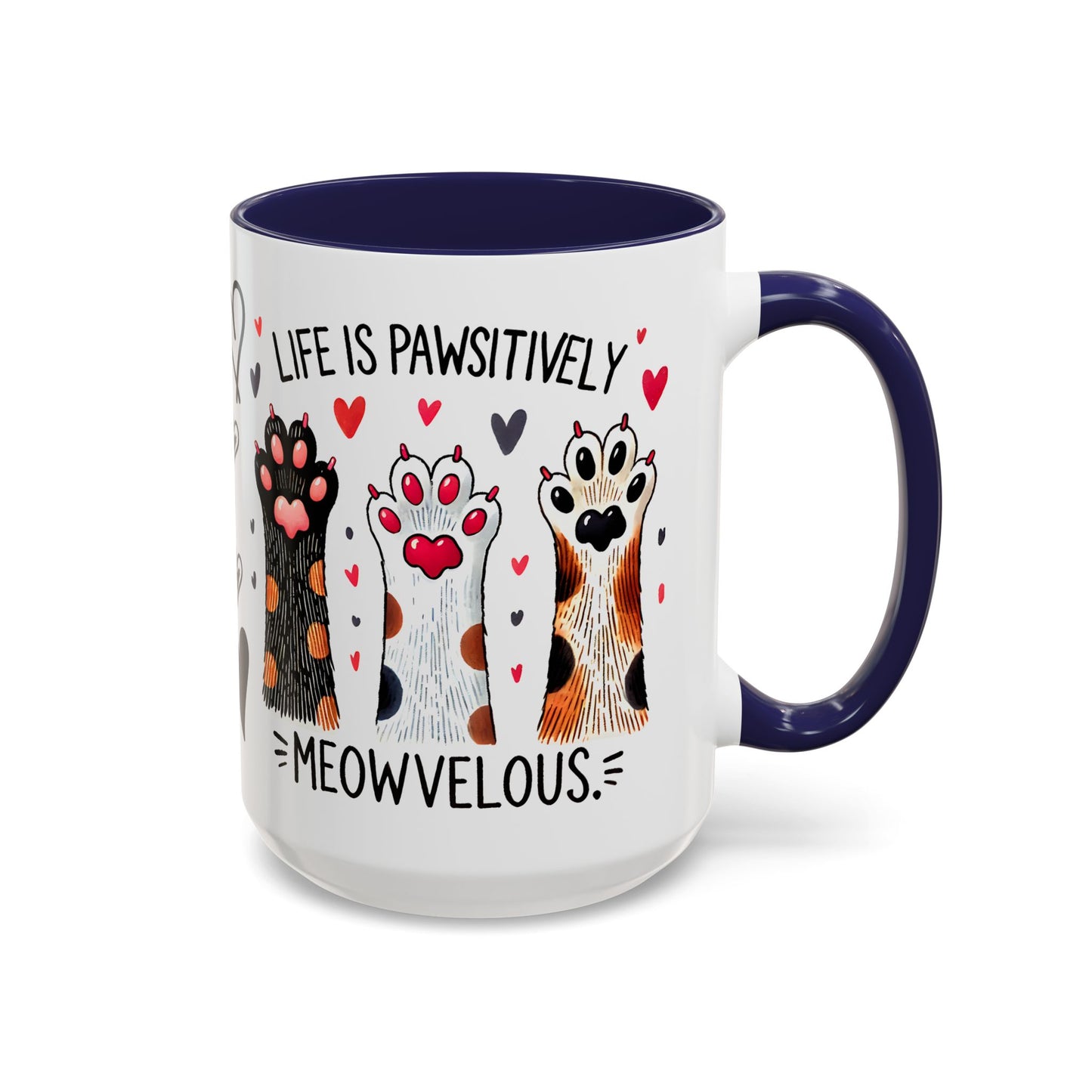 Coffee Mug - Humorous Stylish Cat Saying Mug, Gift Mug for Cat Lovers, Animal Lover Gift Idea, Housewarming Gift