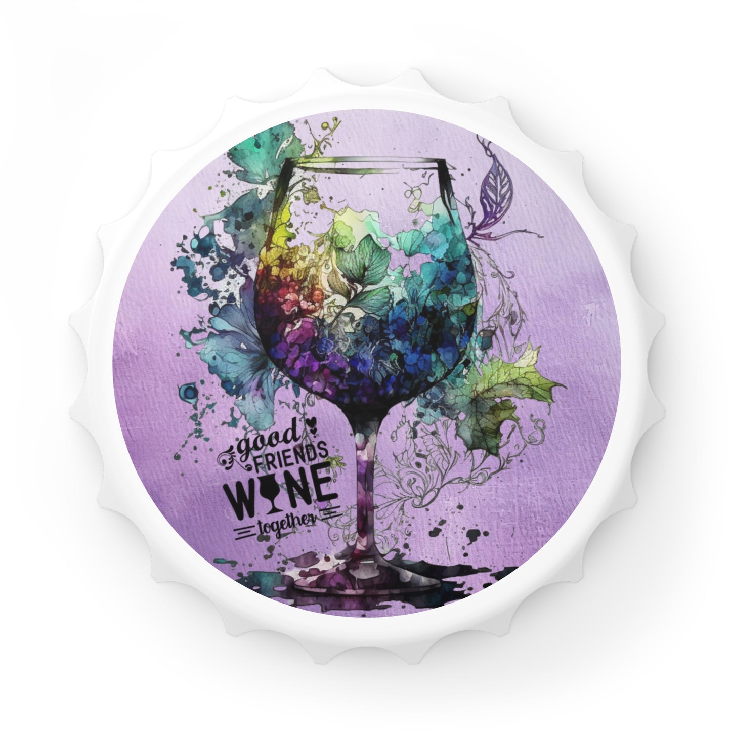 Good Friends Wine Together Bottle Opener - Wine Lover Gift