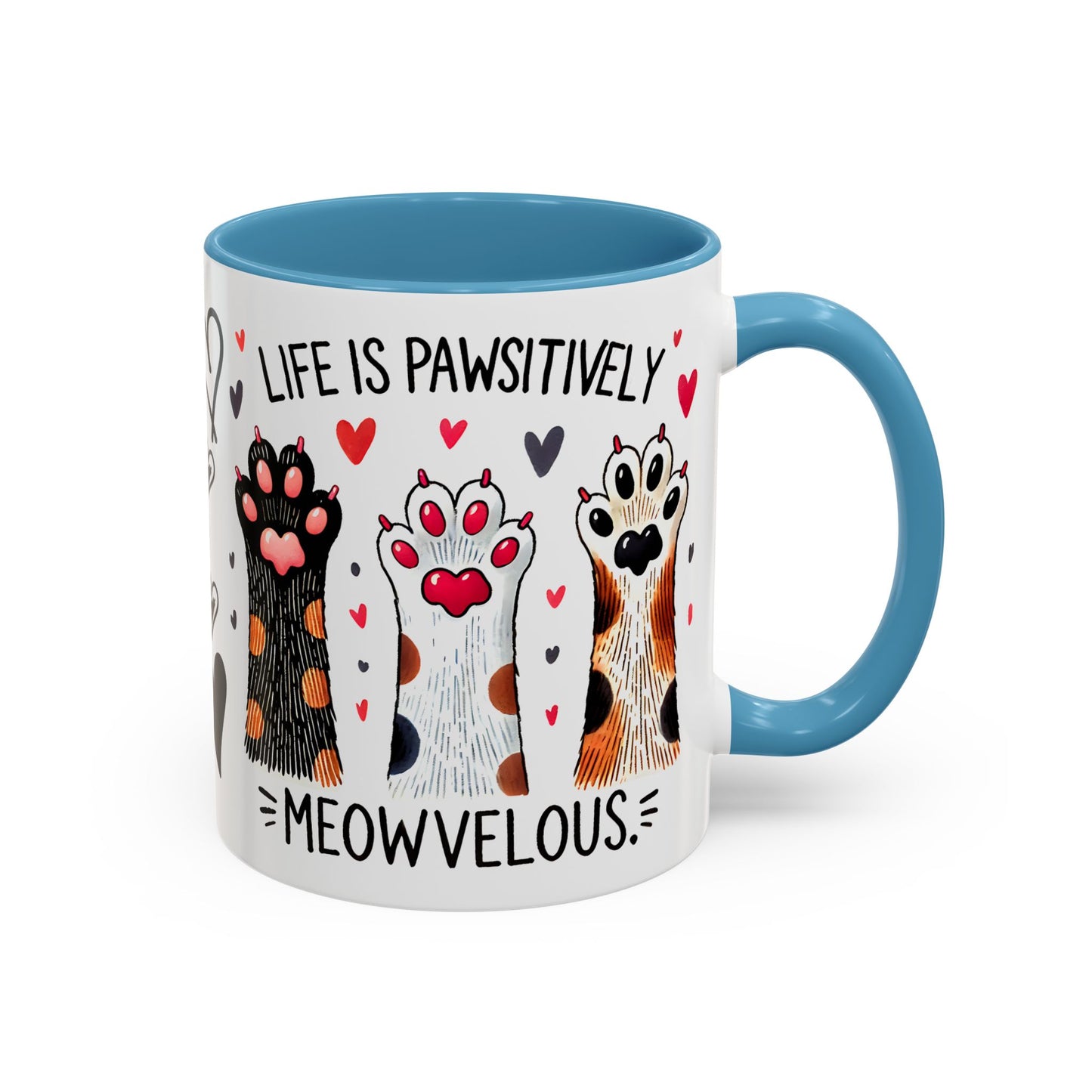 Coffee Mug - Humorous Stylish Cat Saying Mug, Gift Mug for Cat Lovers, Animal Lover Gift Idea, Housewarming Gift