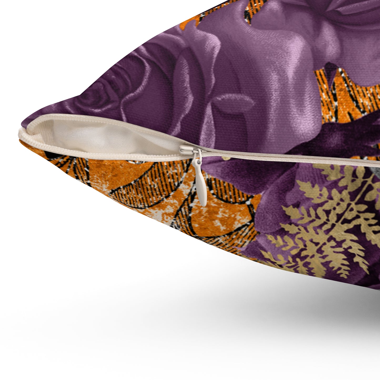 Elegant Floral Butterfly Pillow, Decorative Halloween Cushion, Home Decor, Autumn Aesthetic, Gift for Her, Floral Throw Pillow