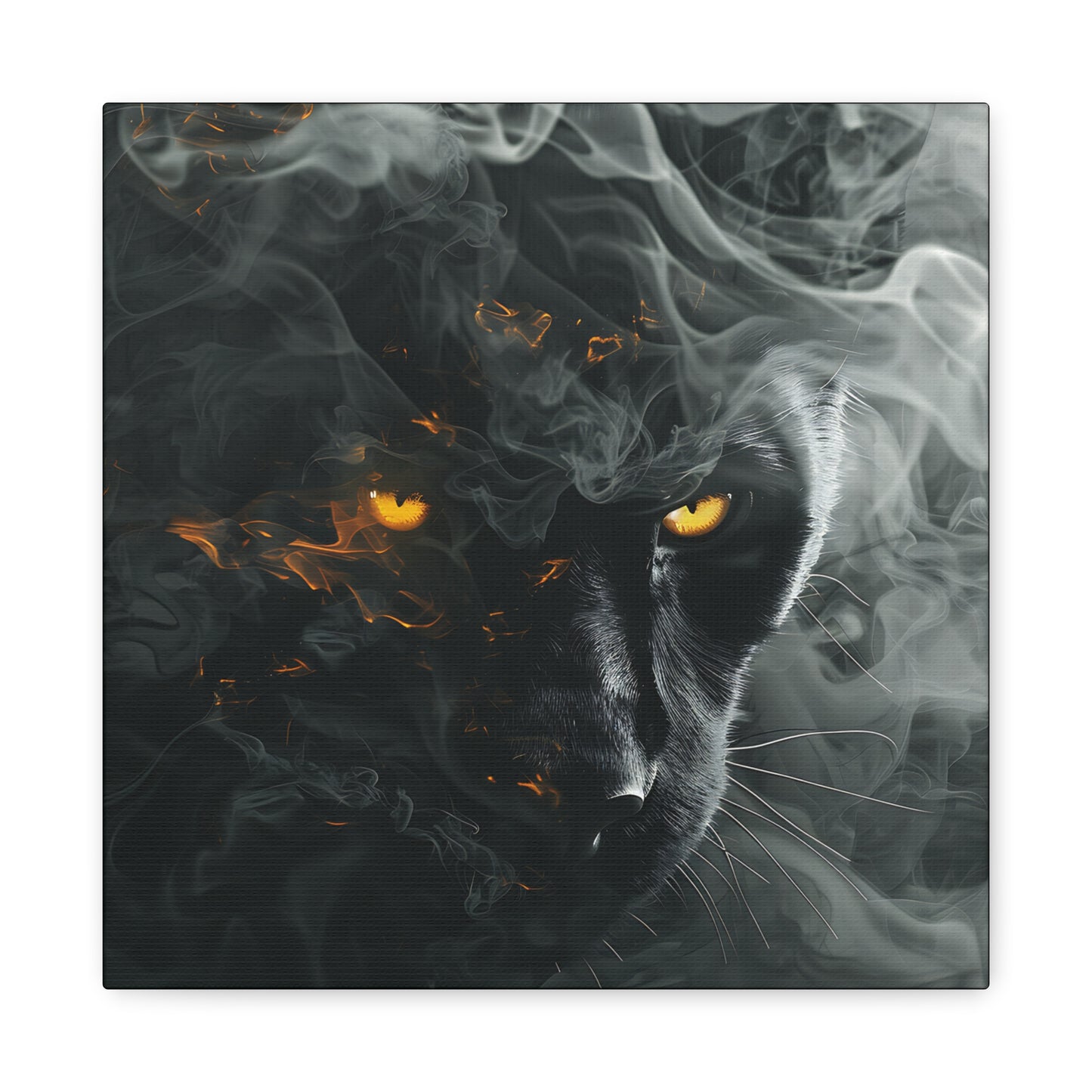 Mystical Panther Canvas Wall Art - 1.25" Stretched Wall Decor