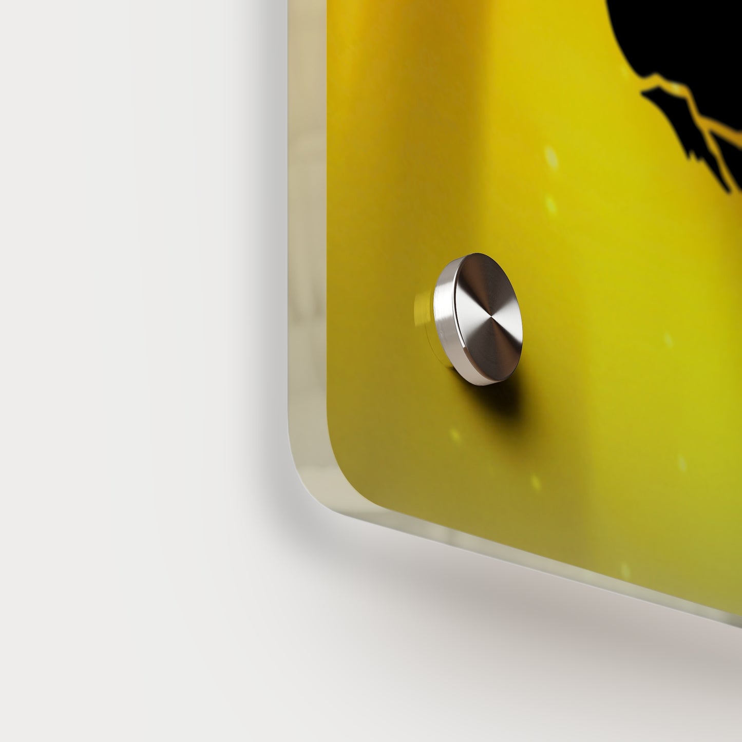 Acrylic Wall Art Panel - Inspirational Quote 'I Decide My Vibe' Hiking Scene