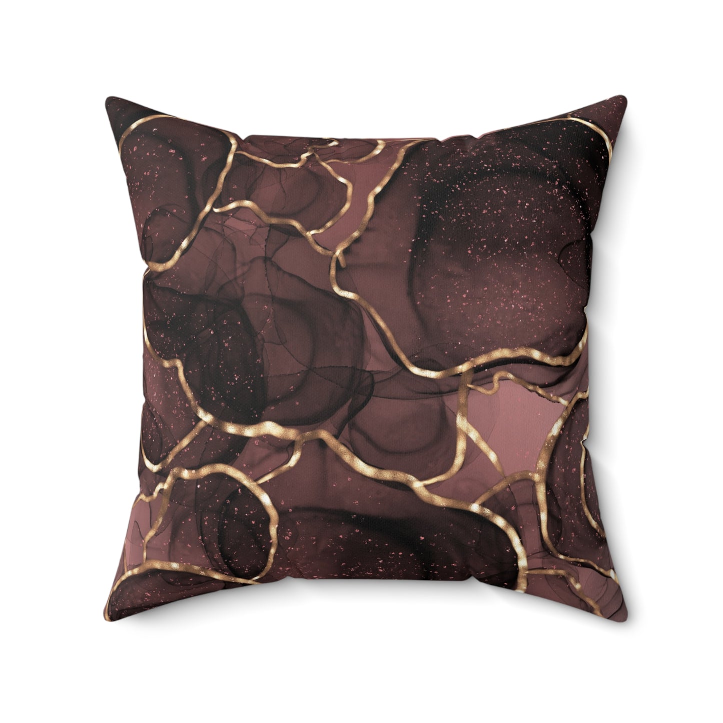 Stylish Spun Polyester Square Pillow,  Decorative Pillow for Any Room for Home or Office, Beautiful Accent for Everyday.