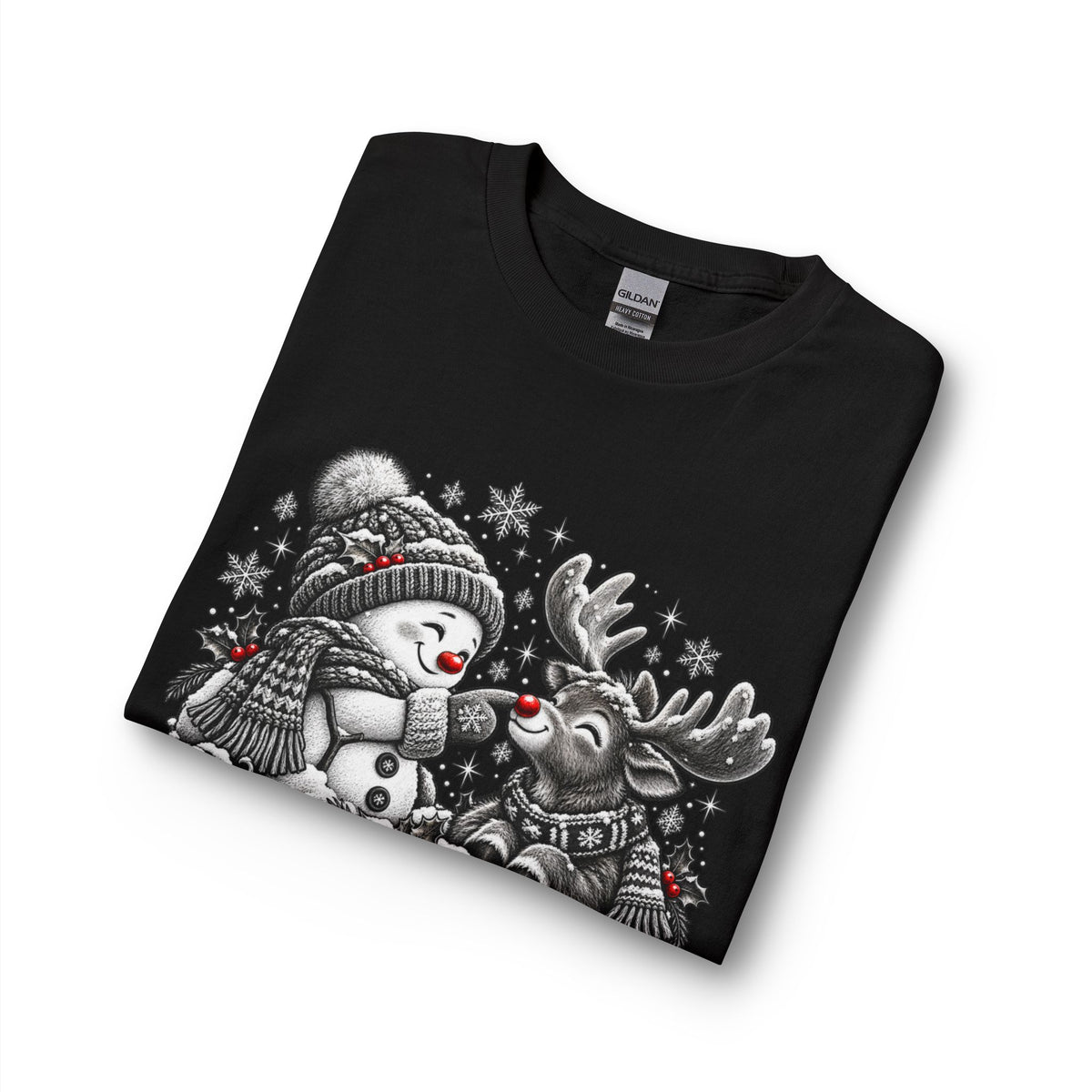 Snowy Boops Merry Smiles Christmas Long Sleeve T-Shirt